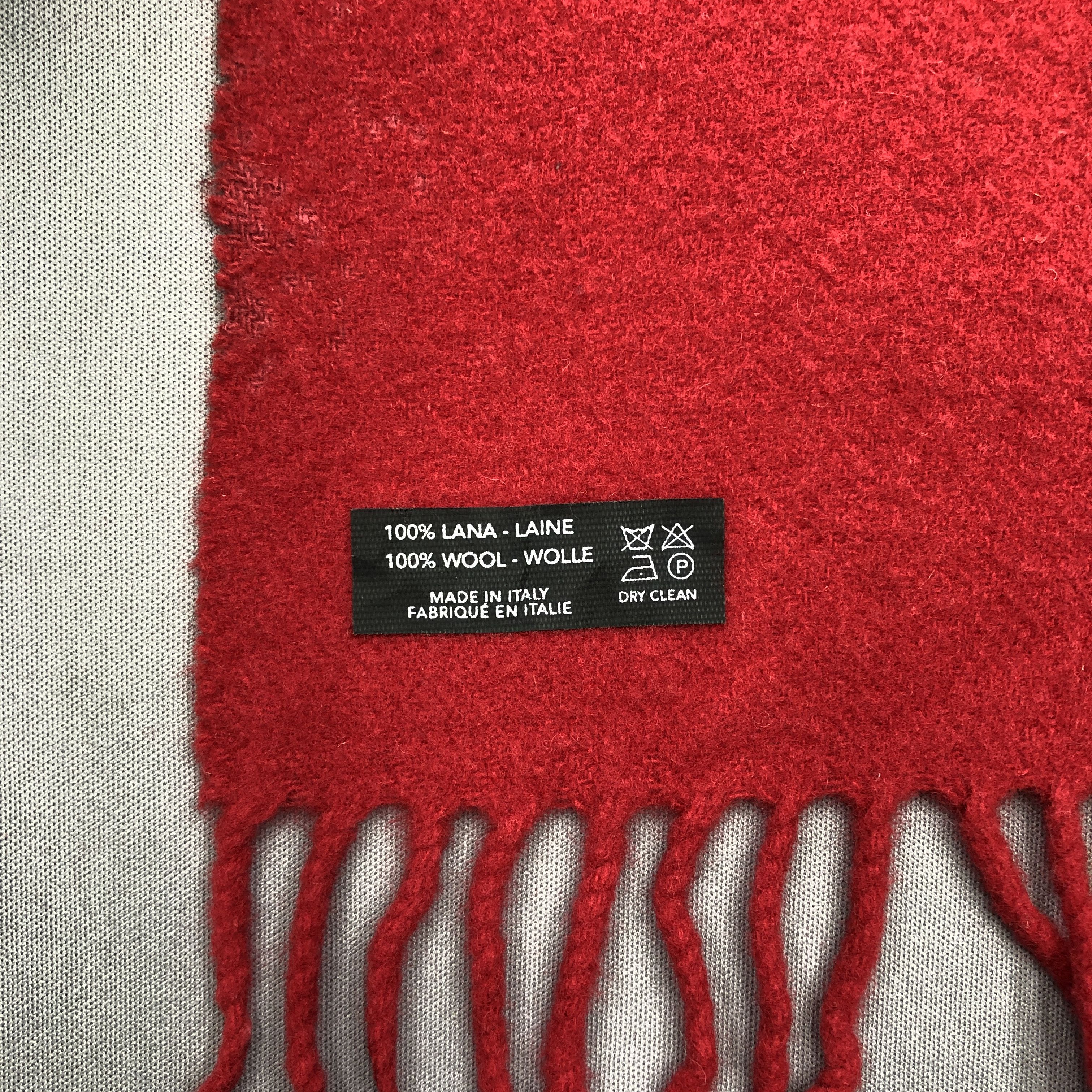 agnes b. Vintage Agnes B Scarf Muffler Fringe Wool Winter Scarves Size ONE SIZE - 8 Thumbnail
