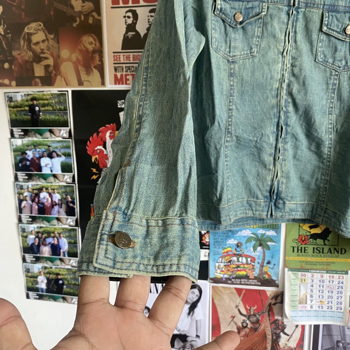 Vintage Vintage PH Classic Japanese Zipped Up Denim Jacket Size L / US 10 / IT 46 - 4 Thumbnail