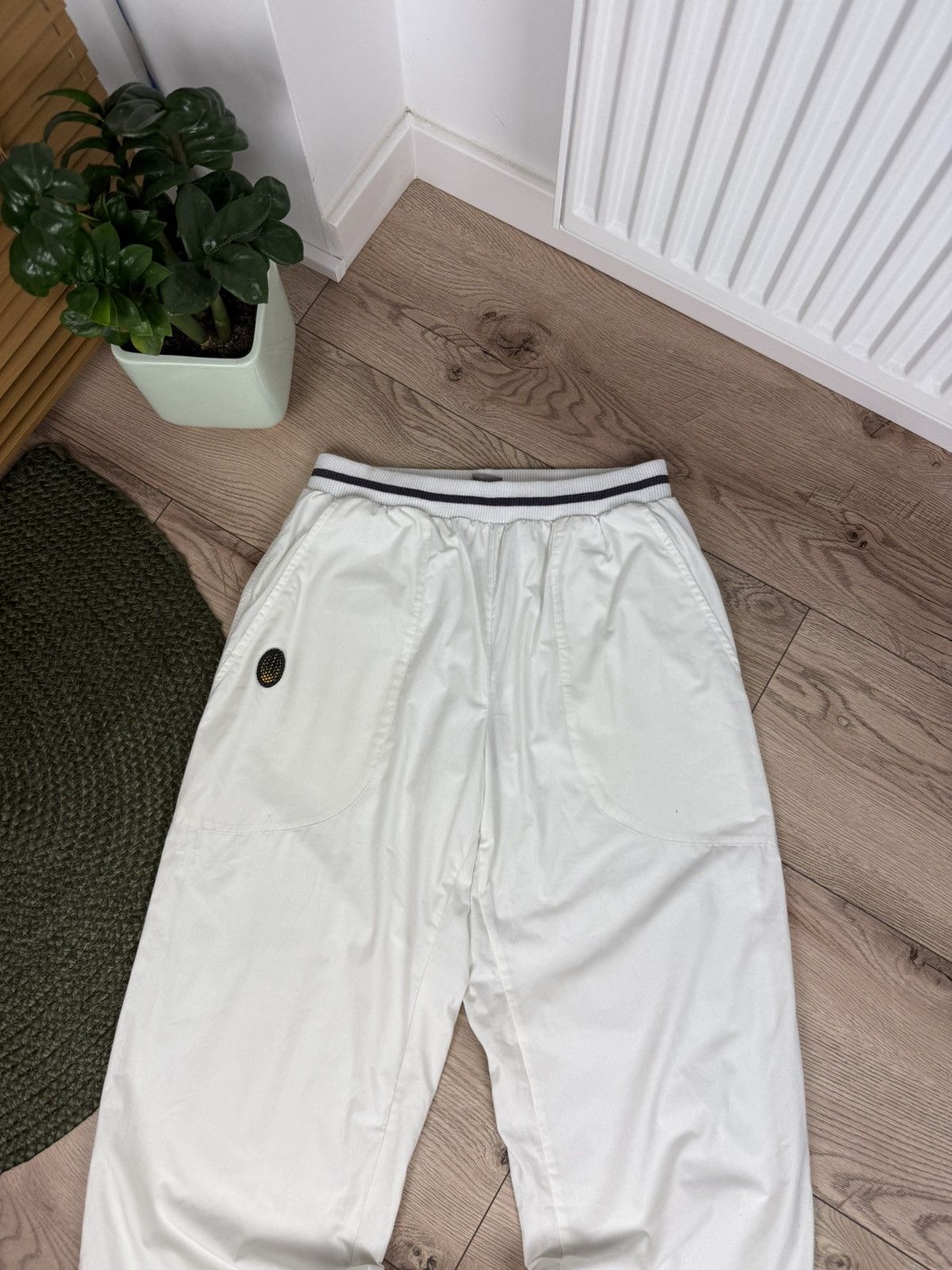Nike Vintage Nike Baggy Pants Uptempo Track GorpCore Style Swoosh Size US 33 - 6 Thumbnail