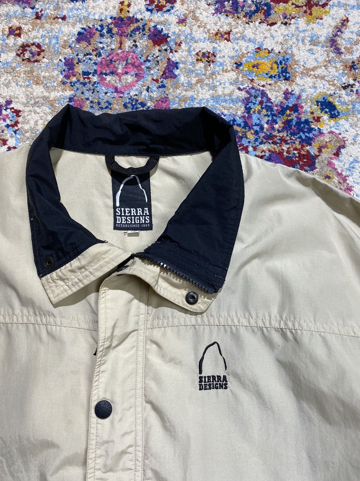 Sierra Designs × Vintage VTG 90S SIERRA DESIGN NYLON OG LIGHT COACH JACKET Size US L / EU 52-54 / 3 - 8 Thumbnail