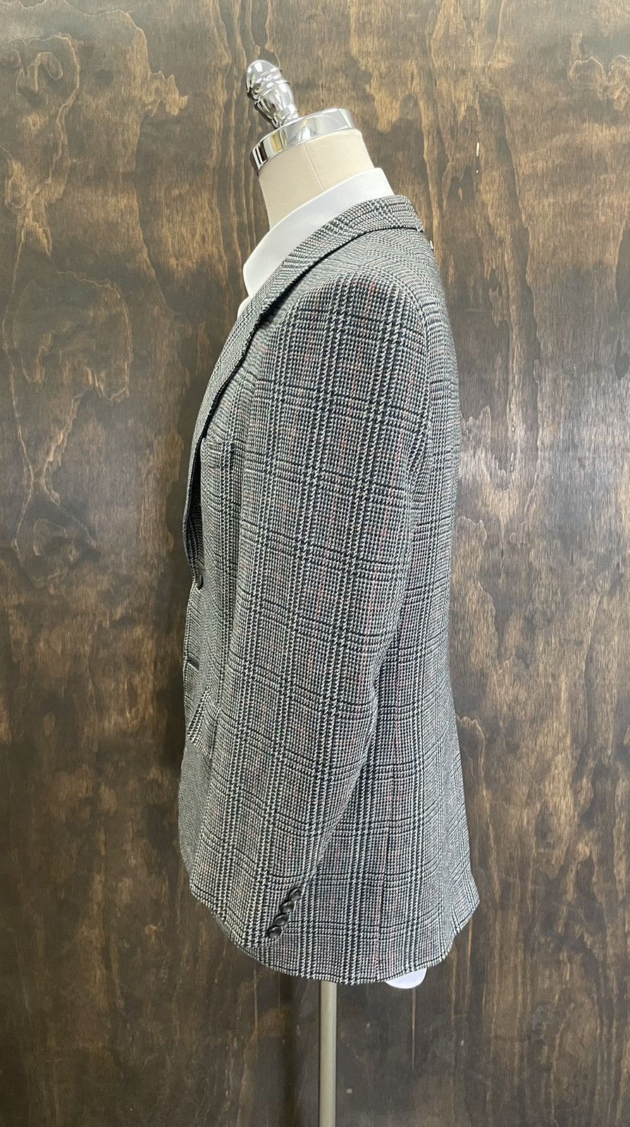 Oxxford Clothes × Vintage Cashmere Check Jacket Size 42R - 5 Thumbnail