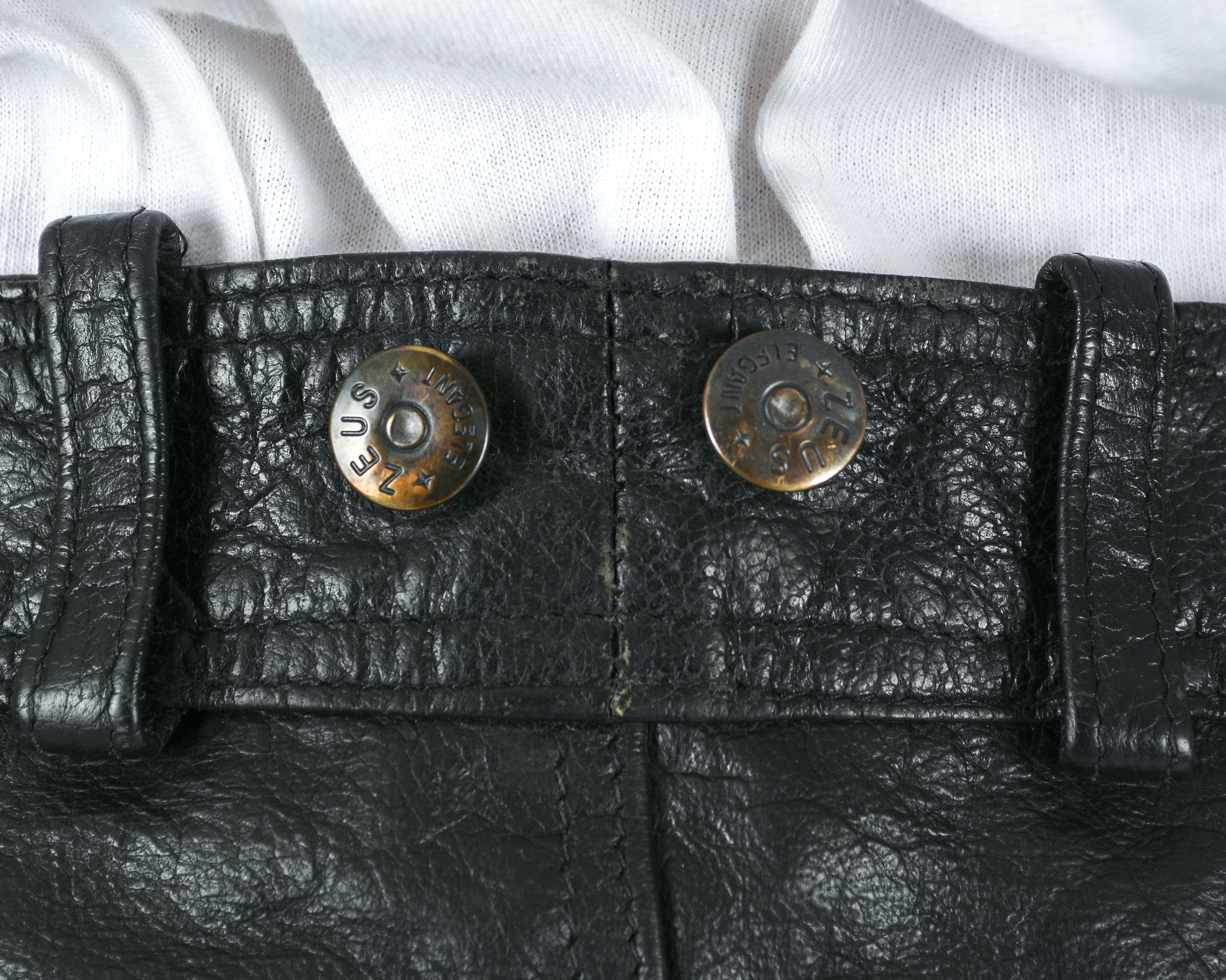 Leather Louis W38 L30 Leather Pants Trousers Biker Grunge Motorcycle Size US 38 / EU 54 - 7 Thumbnail