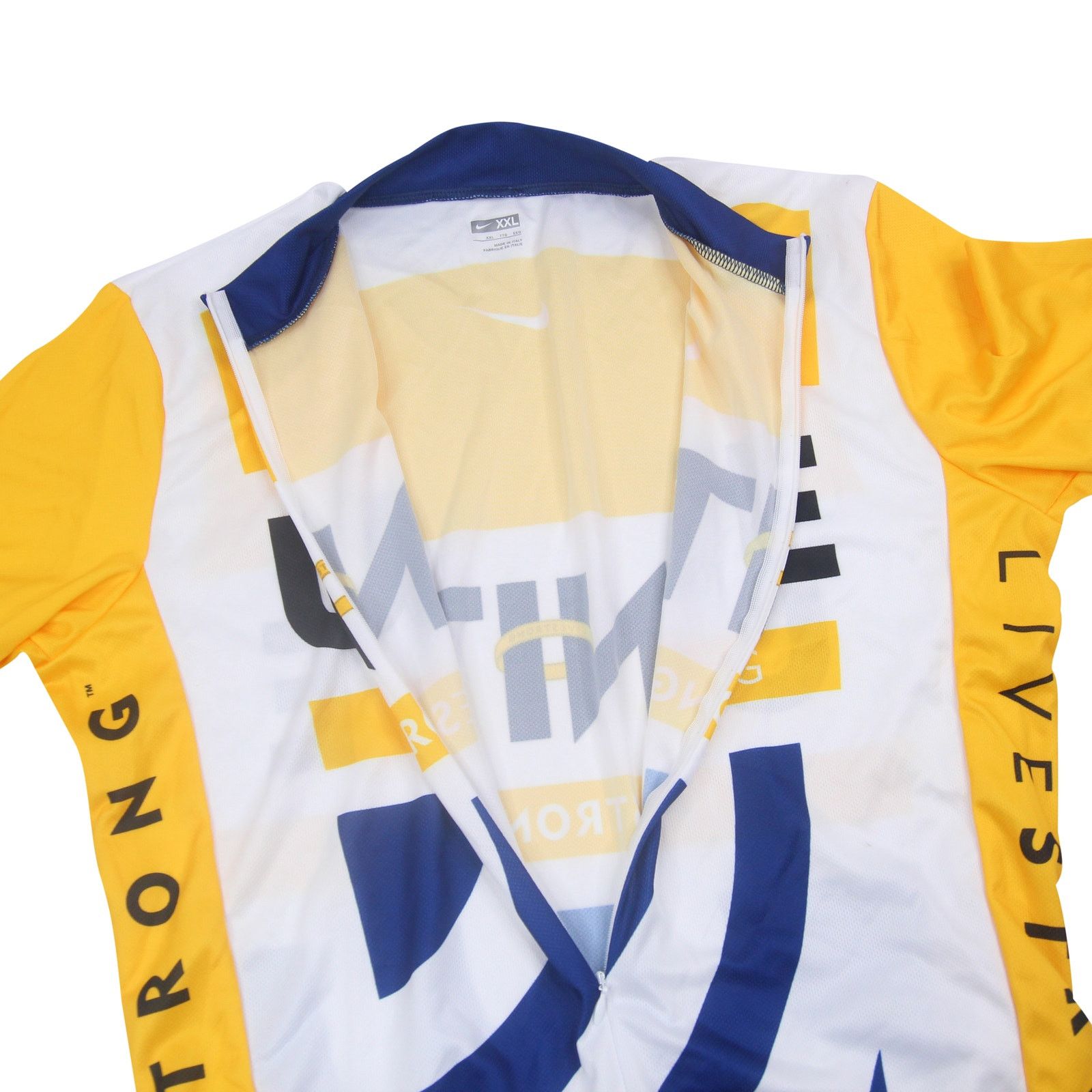 Nike × Vintage Vintage Nike Livestrong Unite Cycling Jersey Size US XXL / EU 58 / 5 - 8 Thumbnail