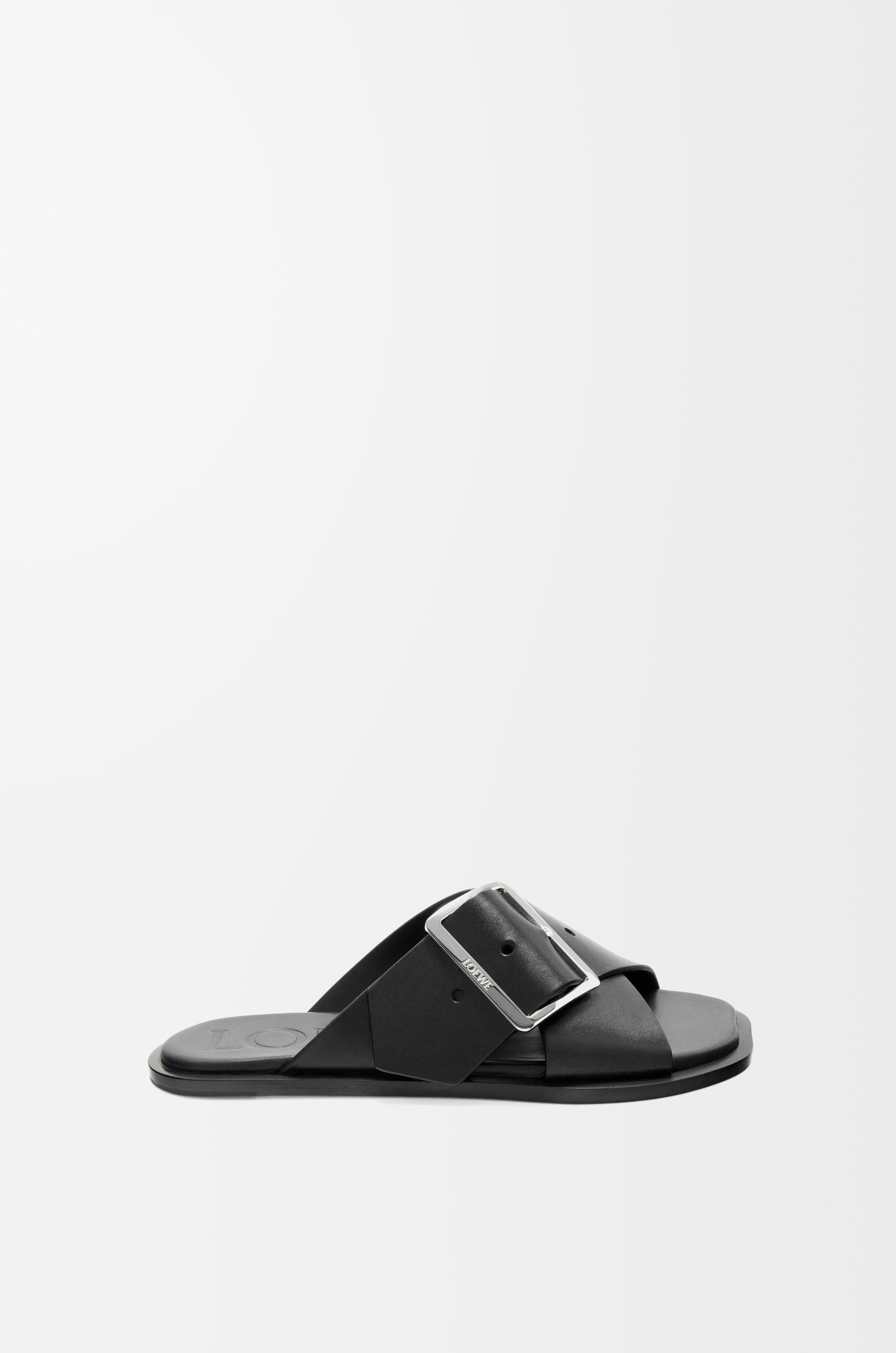 Loewe o1in1g0426 Petal Belt Flat Sandals in Black Size US 8 / IT 38 - 1 Thumbnail