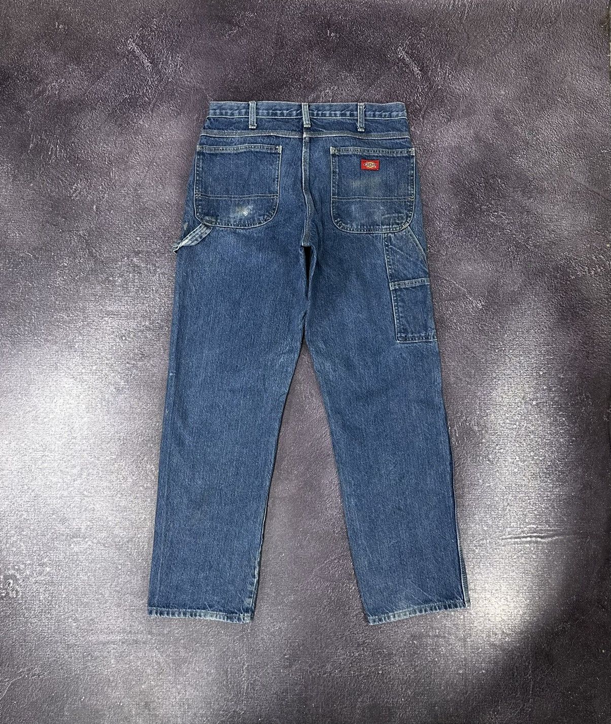 Dickies Vintage Dickies Baggy Denim Carpenter Hype Work Jeans Pants Size US 34 / EU 50 - 1 Thumbnail