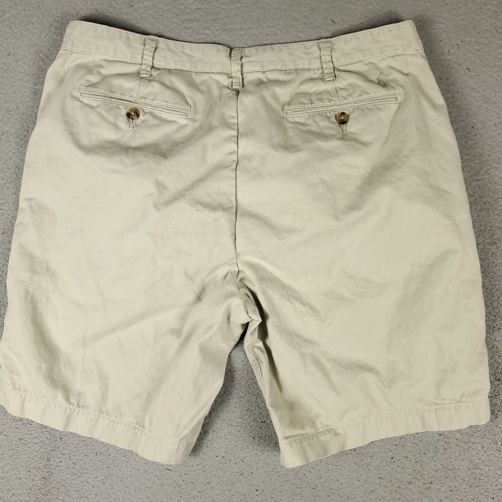 Ralph Lauren Ralph Lauren Shorts Mens Size 38 Beige Relaxed Fit Flat Front Chino Shirt Size US 38 / EU 54 - 7 Thumbnail
