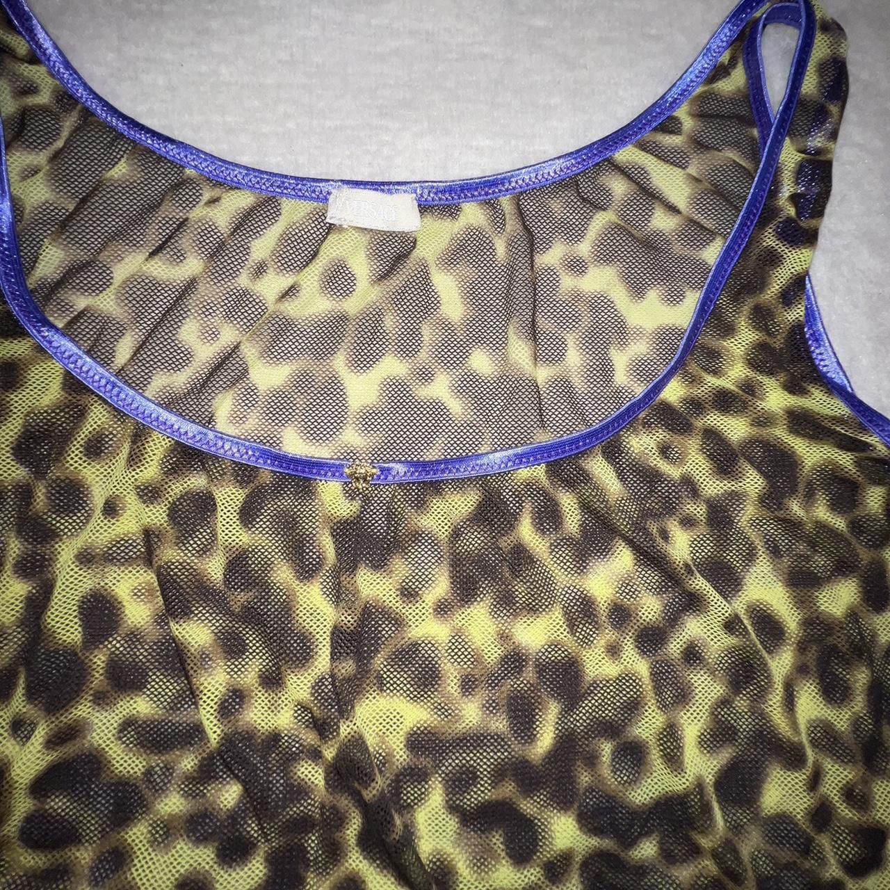Versace Archive : 2000s sexy-arty Versace mesh tanktop Size M / US 6-8 / IT 42-44 - 2 Thumbnail