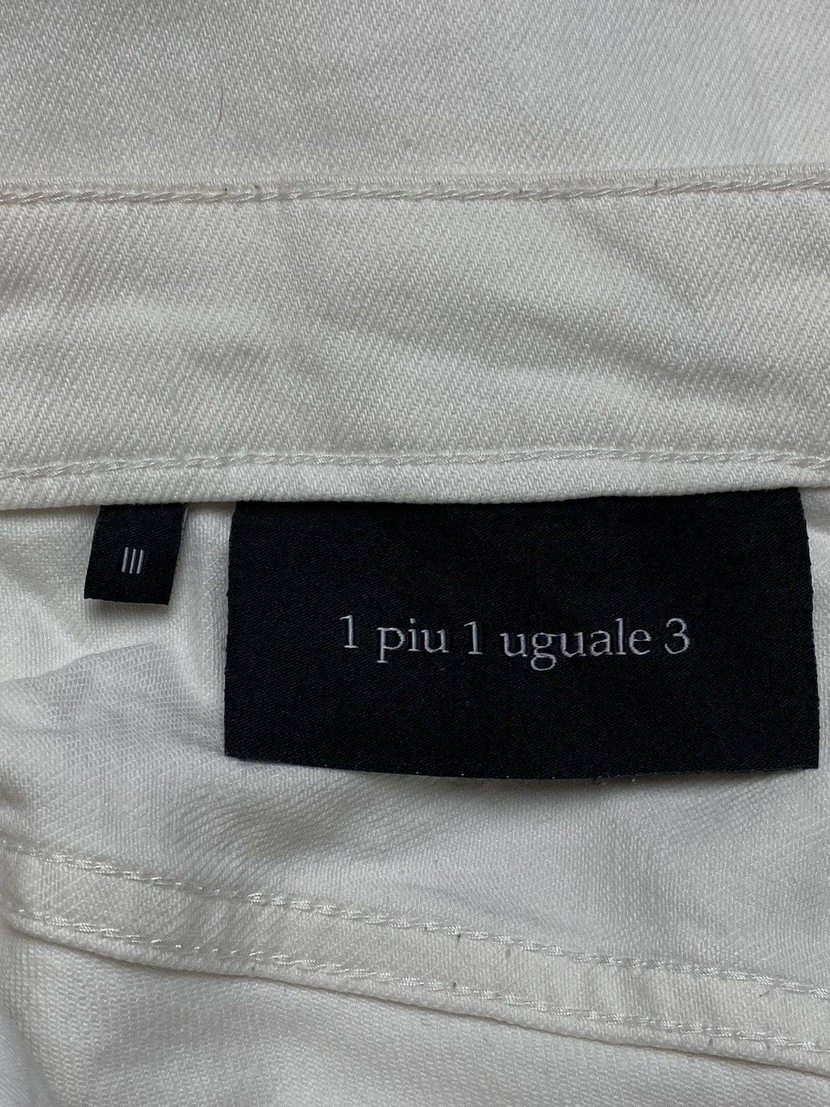 Japanese Brand 2000s 1 Piu 1 Ugale 3 - White Denim Pants Size US 29 - 8 Thumbnail
