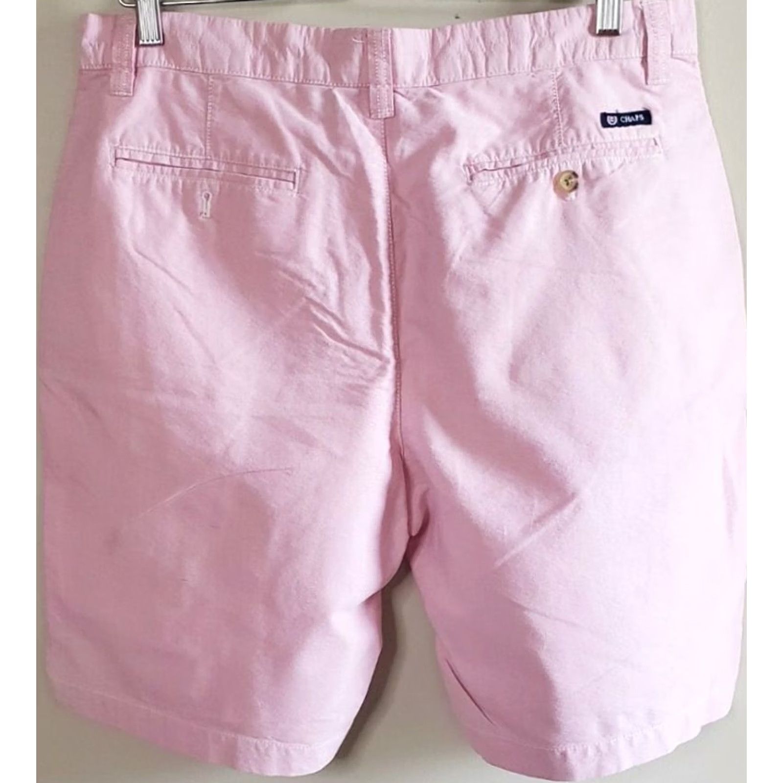 Chaps Chaps Bermuda Shorts Mens 34 Pink Light Weight Cotton 5 Pockets Flat Front Zip Button Classic 9 Inseam Regular Size W34 Size US 34 / EU 50 - 6 Thumbnail