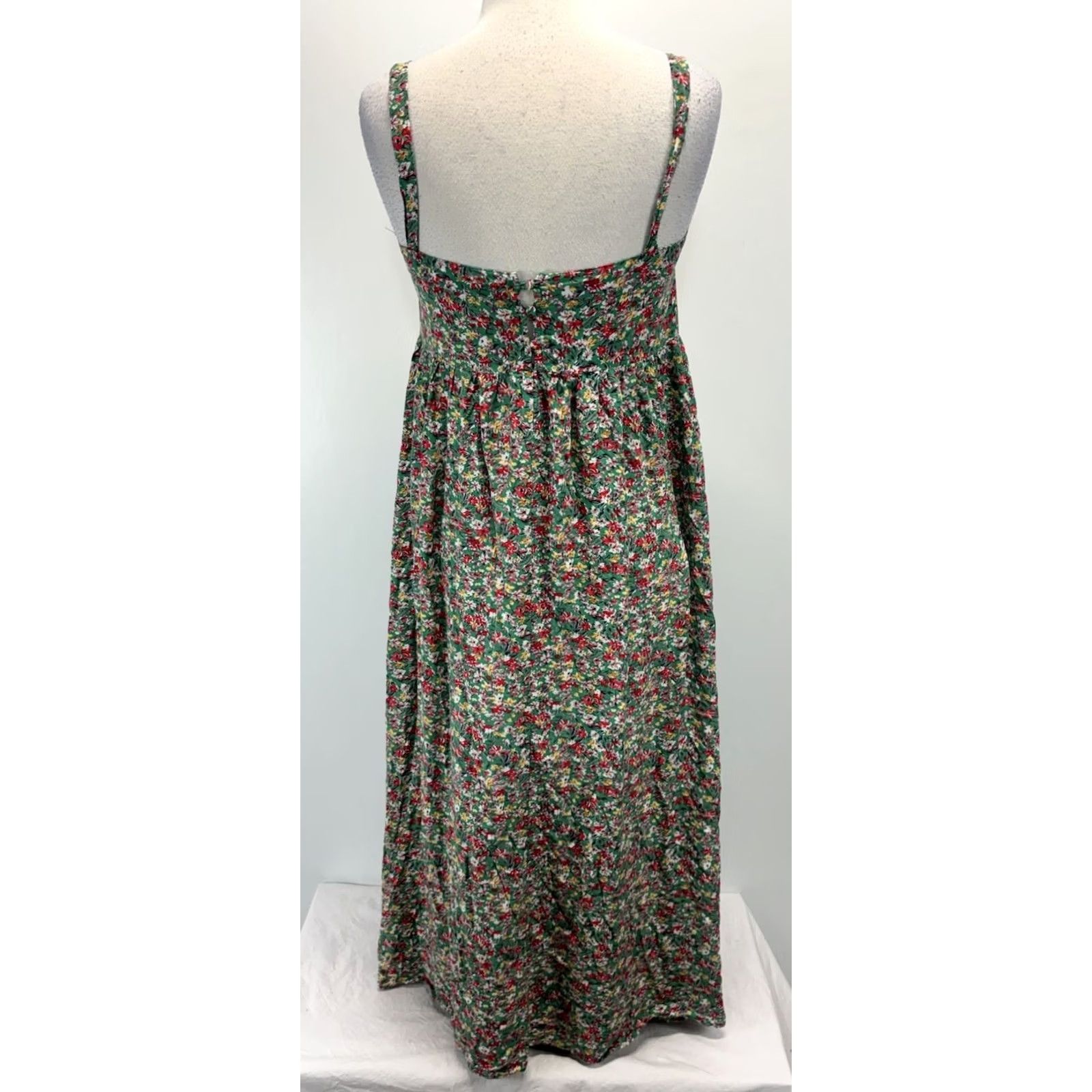 Vintage Natural Life Empire Waist Boho Cottagecore Floral Maxi Dress Women’s XS S Flowy Dress Size XS / US 0-2 / IT 36-38 - 3 Thumbnail