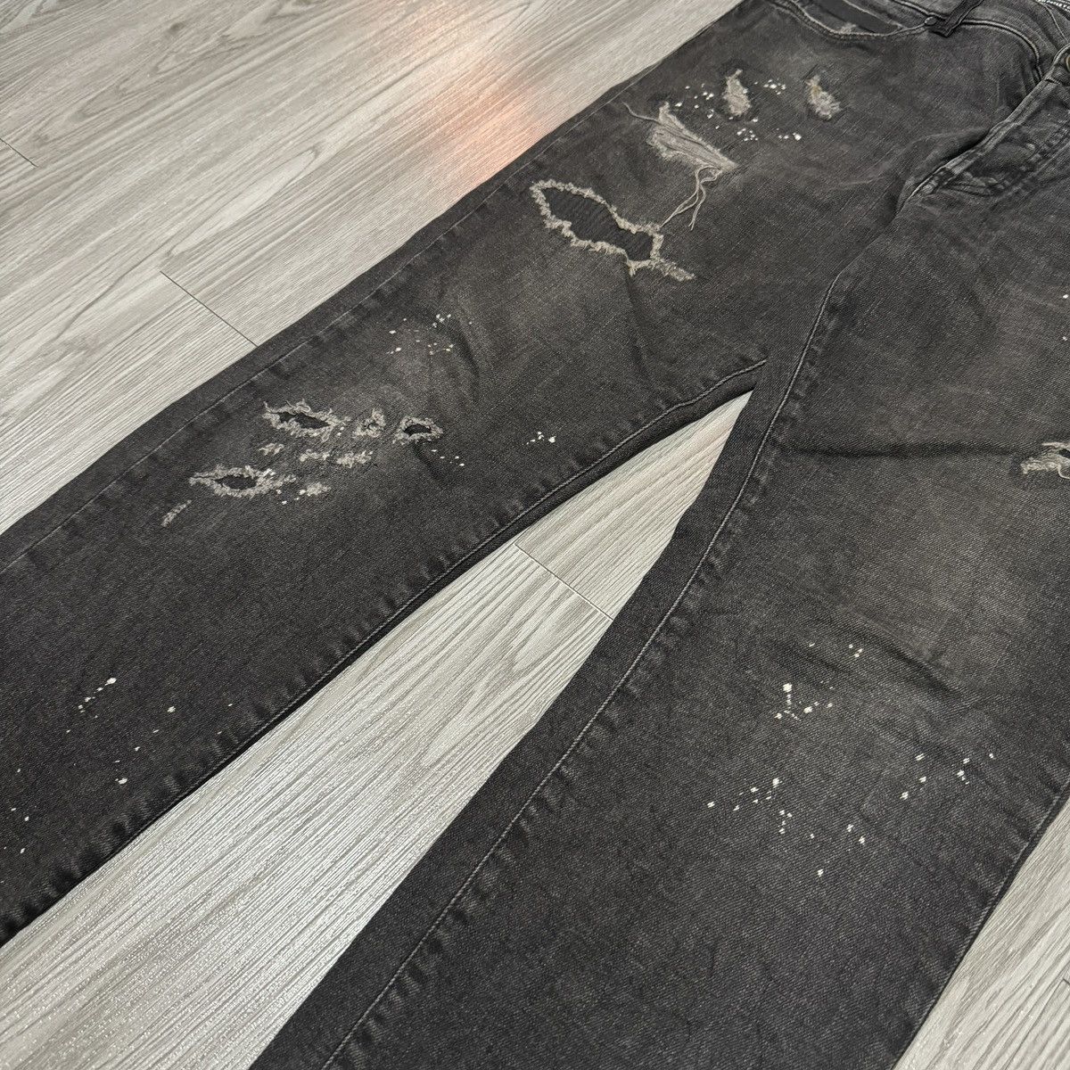 Marcelo Burlon Marcelo Burlon Splater Distressed Slim Jeans Size US 34 / EU 50 - 4 Thumbnail