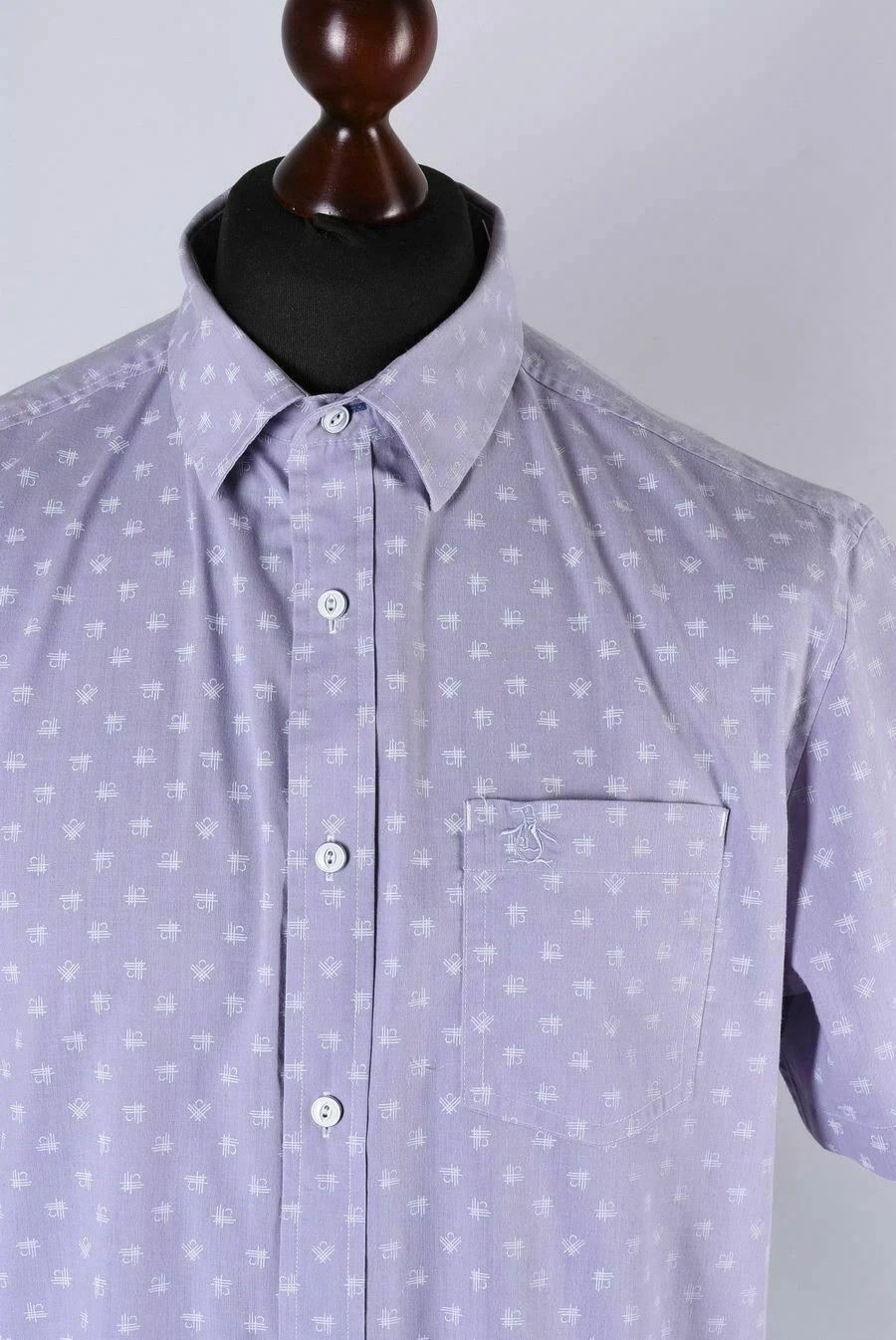 Original Penguin Original Penguin Munsingwear Short Sleeve Patterned Shirt Size US L / EU 52-54 / 3 - 2 Thumbnail