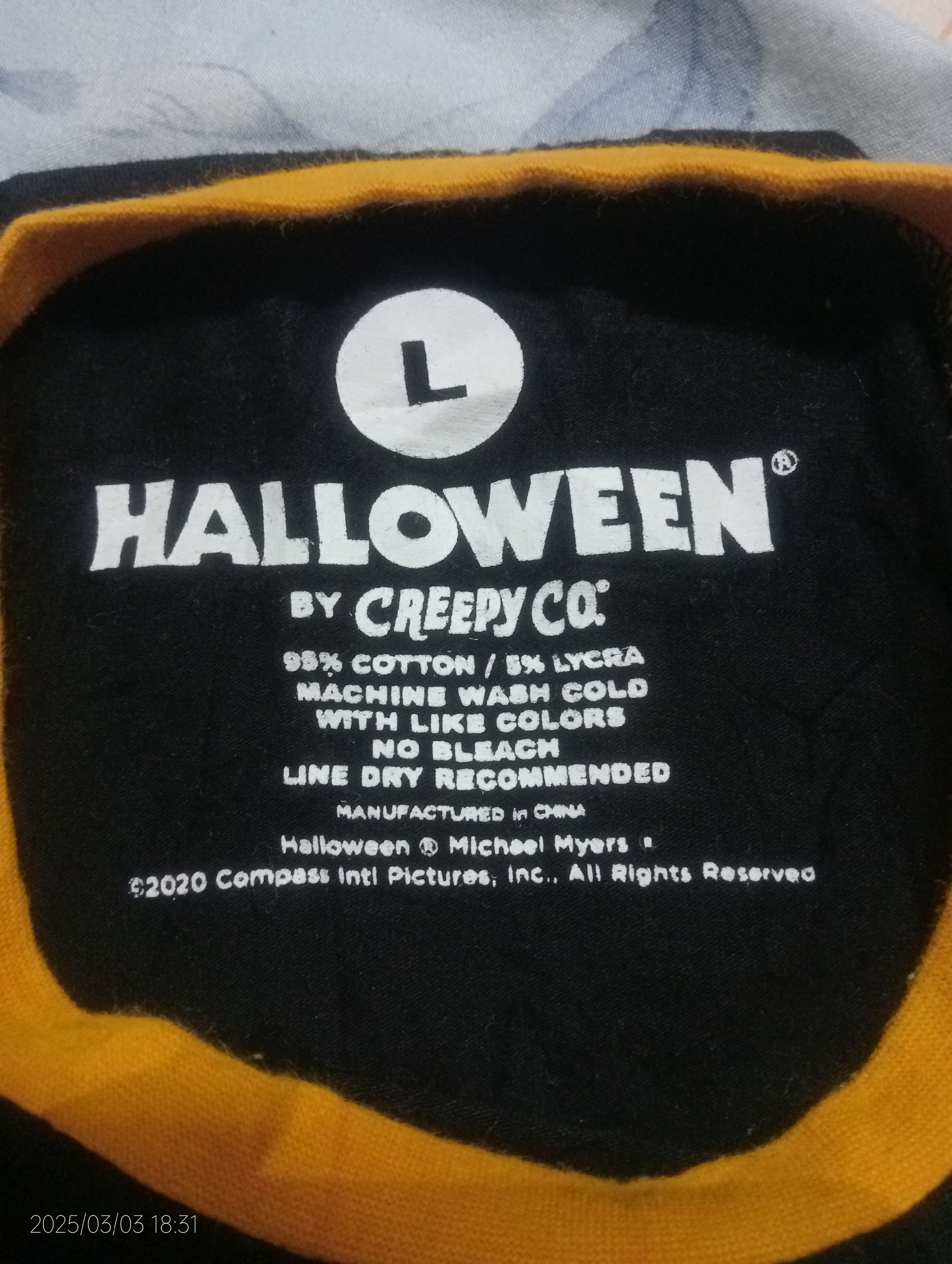 Expert Horror Halloween by Creepy Co Michael Myers Long Sleeve Tshirt Size US L / EU 52-54 / 3 - 2 Thumbnail