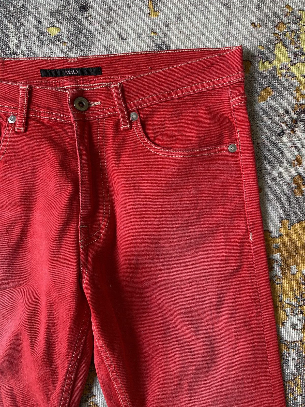 Japanese Brand Mad Japan Denim Curve Leg Design Size US 31 - 9 Thumbnail