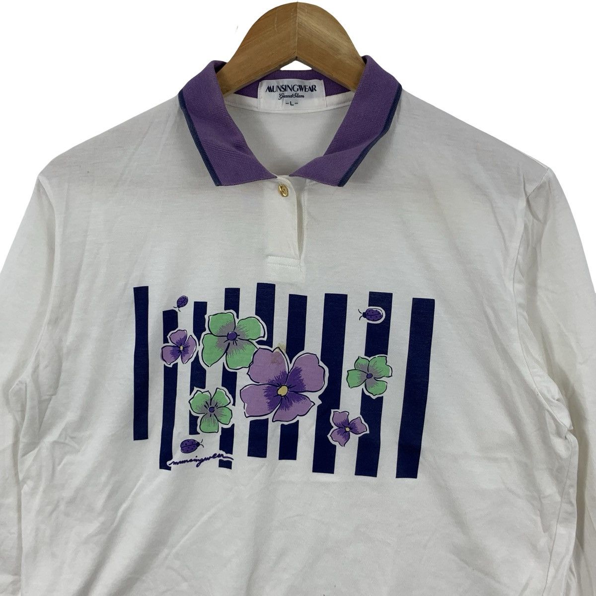 Grand Slam Vintage GRAND SLAM MUNSINGWEAR Golf Polo Tee Shirt Top Size US L / EU 52-54 / 3 - 5 Thumbnail
