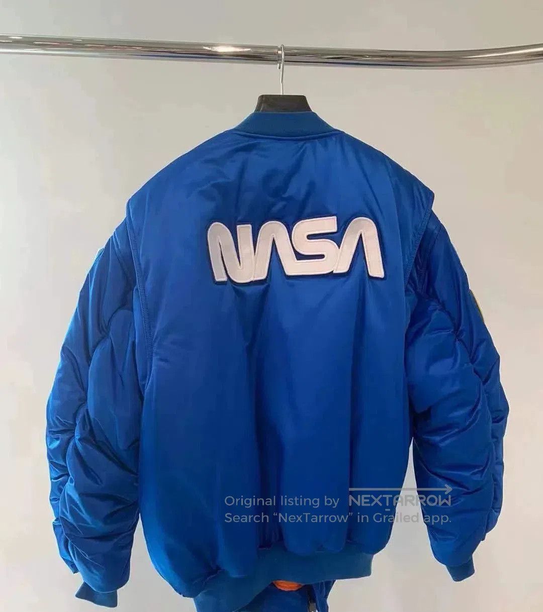 Balenciaga Balenciaga NASA collaboration blue flight jacket. Size US M / EU 48-50 / 2 - 2 Thumbnail