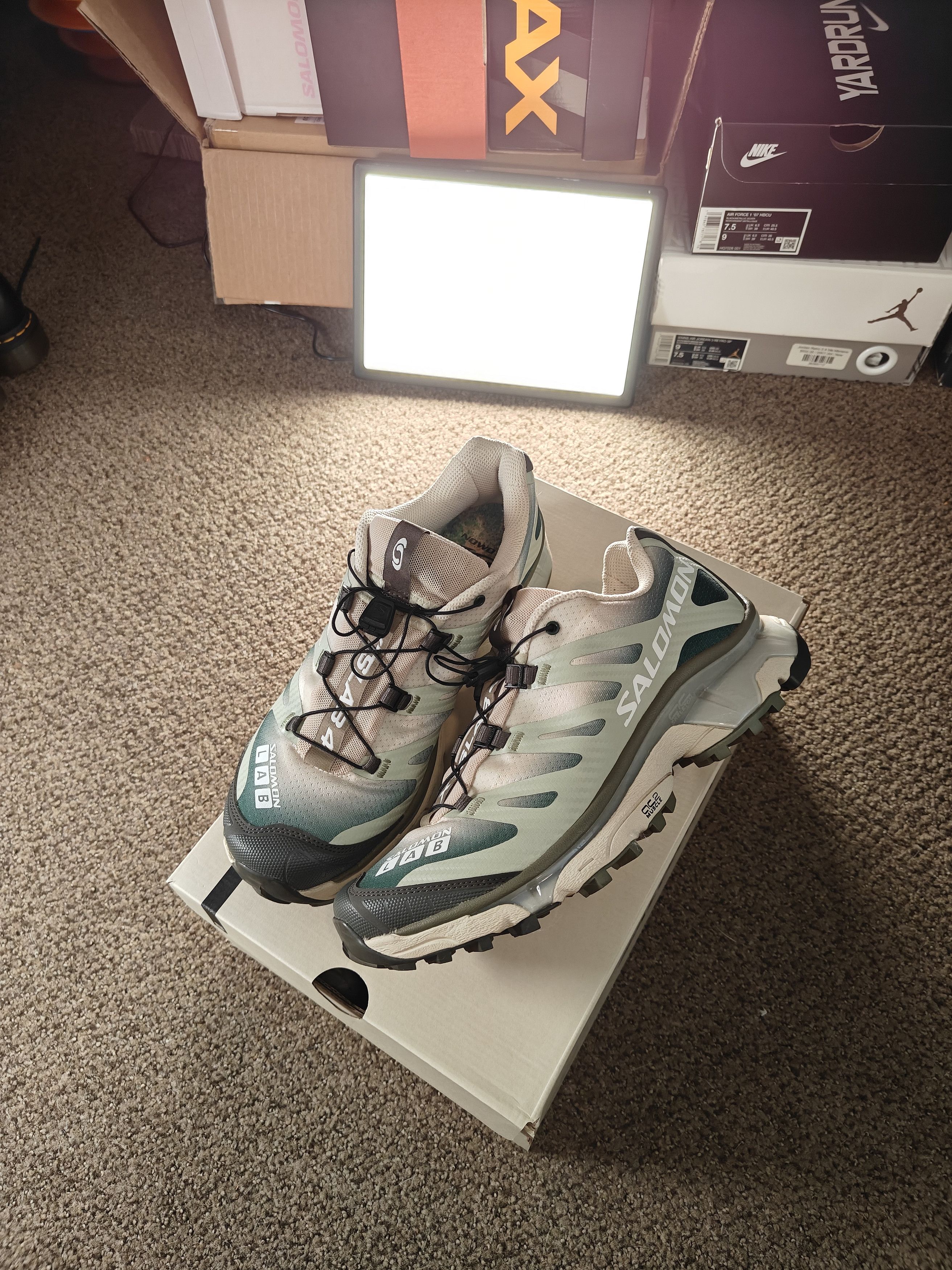 Salomon salomon x notre xt-4 og grass stained 8M - WORN TWICE Size US 8 / EU 41 - 1 Thumbnail