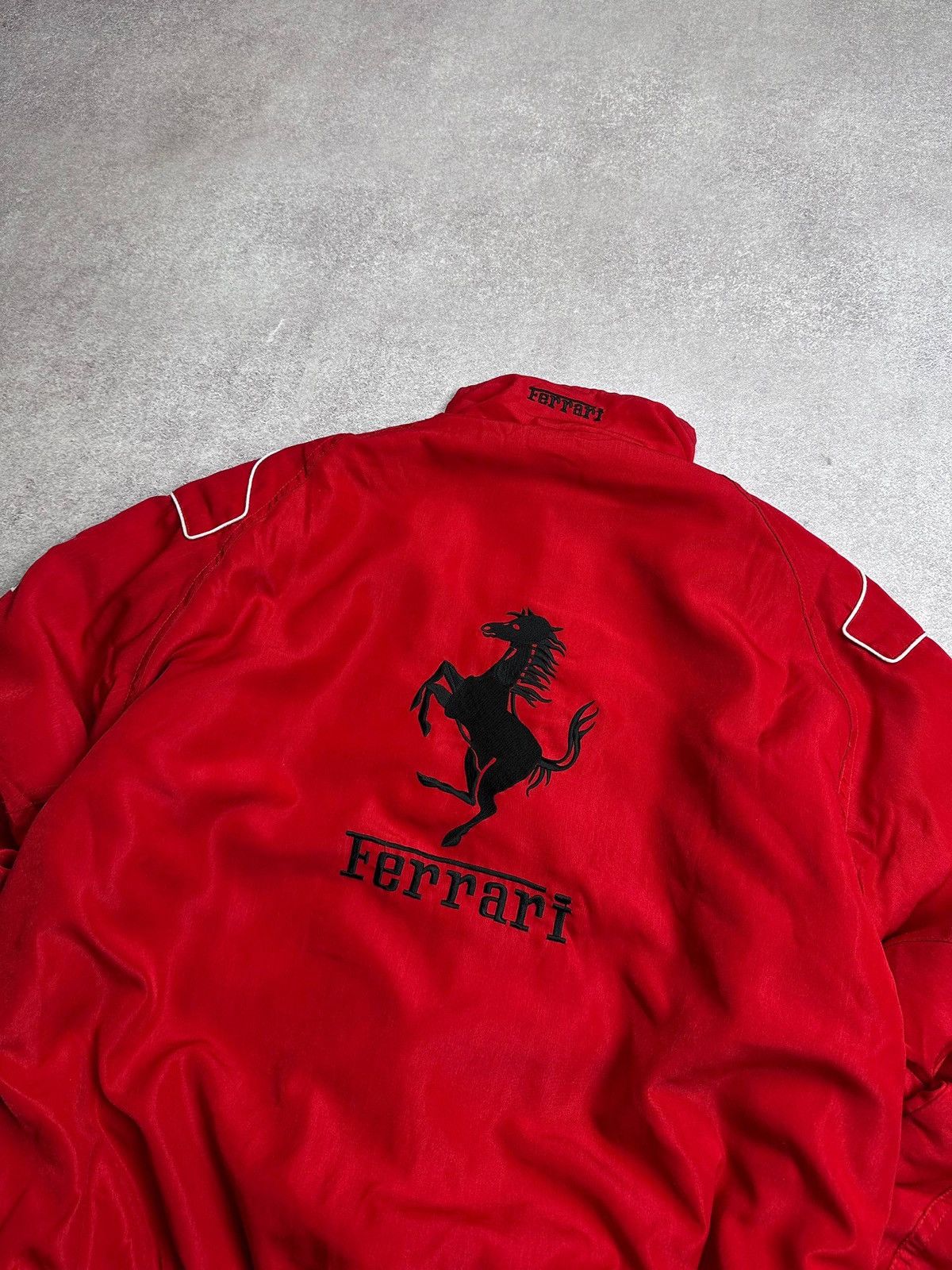 Formula 1 Vintage F-1 Ferarri Racing Shell Y2K Jacket Rare L Size US L / EU 52-54 / 3 - 5 Thumbnail