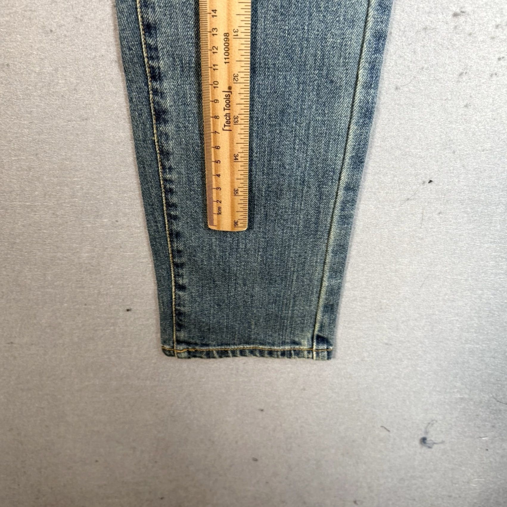 Denime Navy Nasty Gal Denim The Wayside Moto Jeans Slim Fit Size 27 Women’s 27x31 Blue Casual City Modern 90s Womens Size 27" / US 4 / IT 40 - 3 Thumbnail