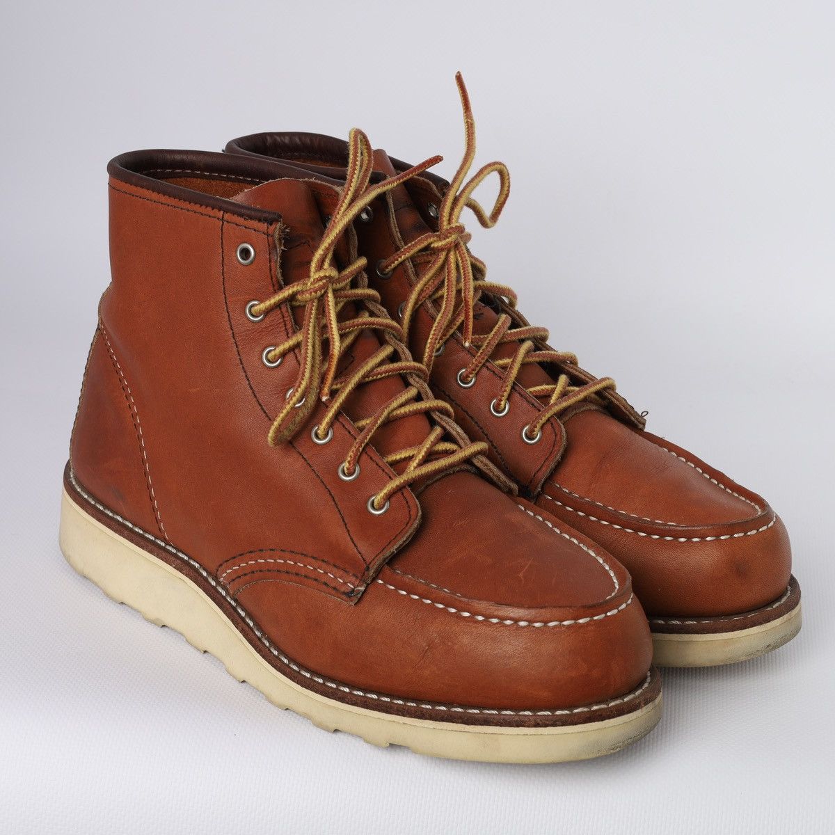 Red Wing Red Wing Leather Boots Made in USA Moc Shoes Size US 7 / IT 37 - 3 Thumbnail