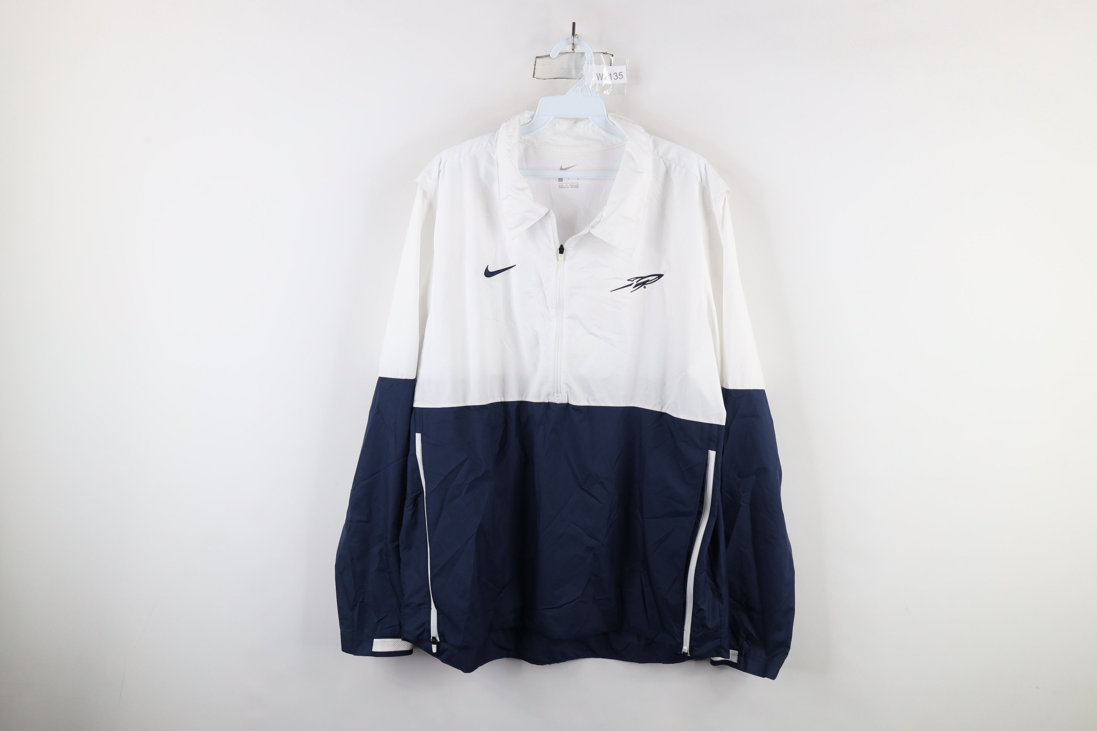 Nike × Vintage Nike University of Football Pullover Windbreaker Jacket Size ONE SIZE - 1 Thumbnail