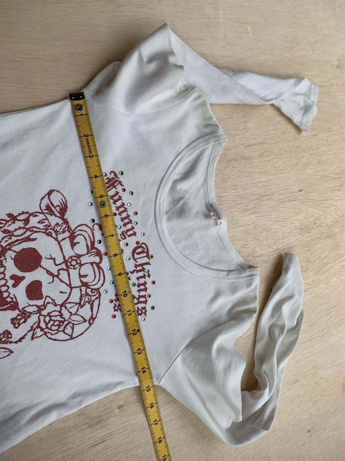 Vintage Y2k Colza Skull Studded Ifsixwasnine Punk style Longsleeve Size M / US 6-8 / IT 42-44 - 7 Thumbnail