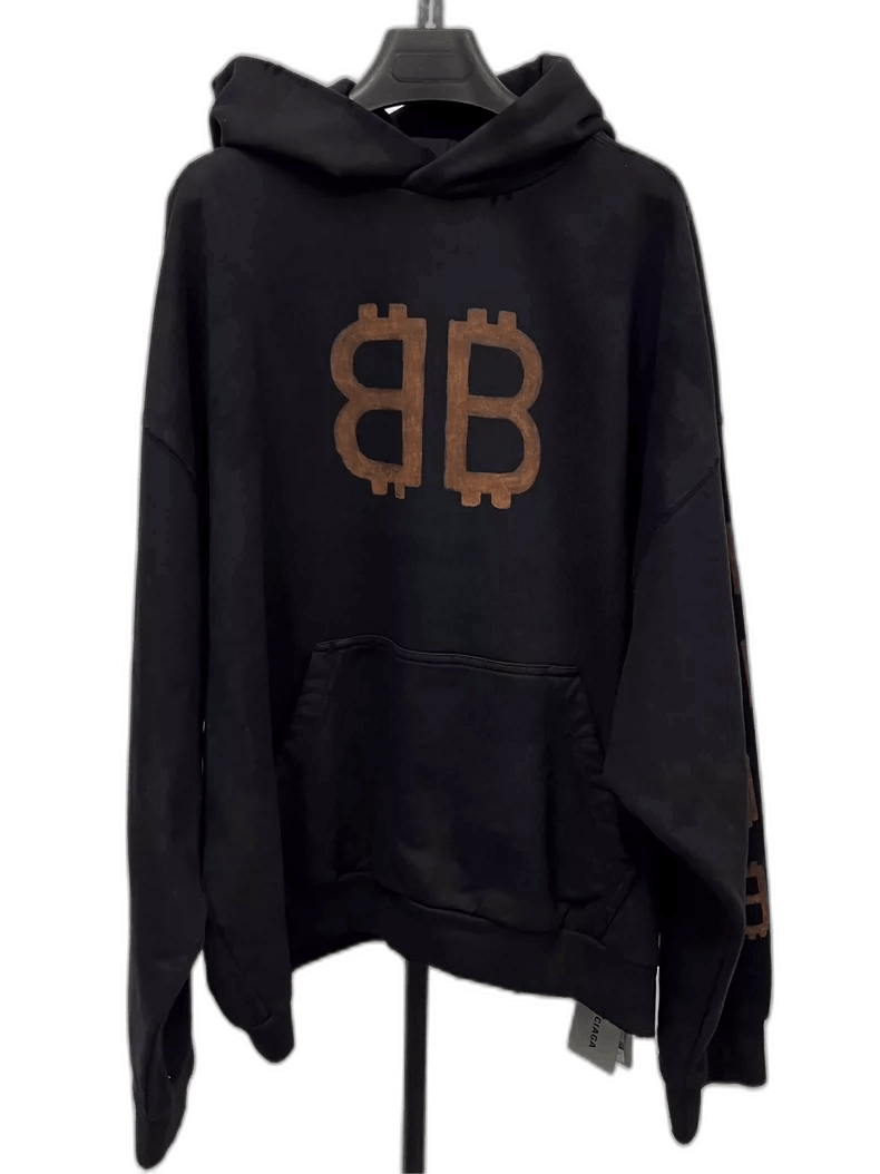 Balenciaga Balenciaga Vintage Bitcoin Hoodie Sweatshirt-2505 Size US M / EU 48-50 / 2 - 1 Thumbnail