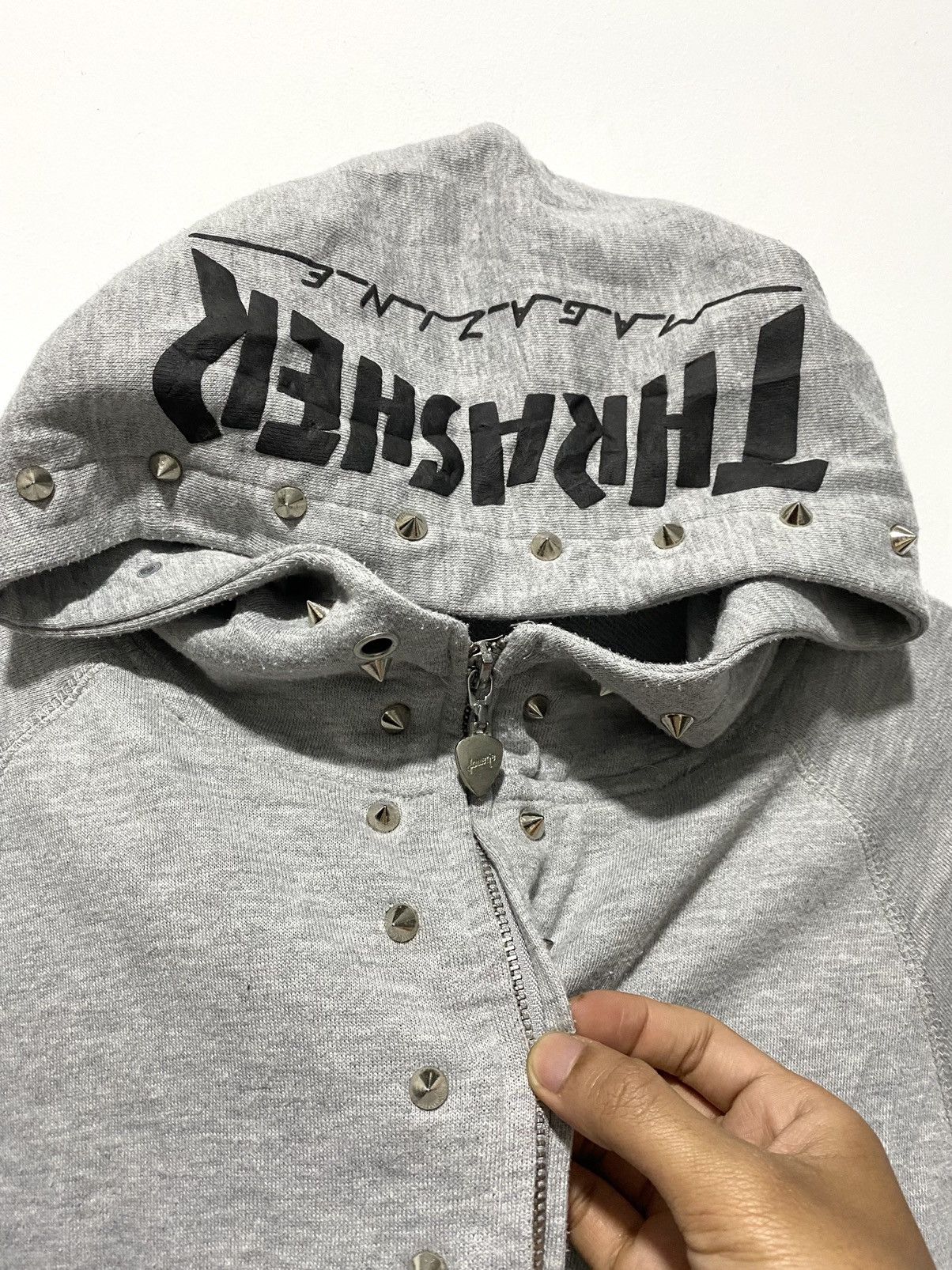 Thrasher Jouetie x Thrasher Magazine With Studded zipper Hoodie Size US S / EU 44-46 / 1 - 4 Thumbnail