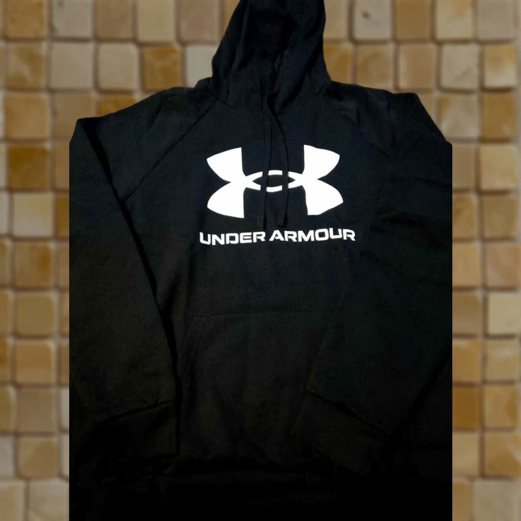 Under Armour NEW MENS UNDER ARMOUR LOOSE HOODIE SWEATSHIRT BLACK XL Hoodie Mens XL Black Under Armour Loose Pullover Hooded Sweatshirt Size US XL / EU 56 / 4 - 1 Preview