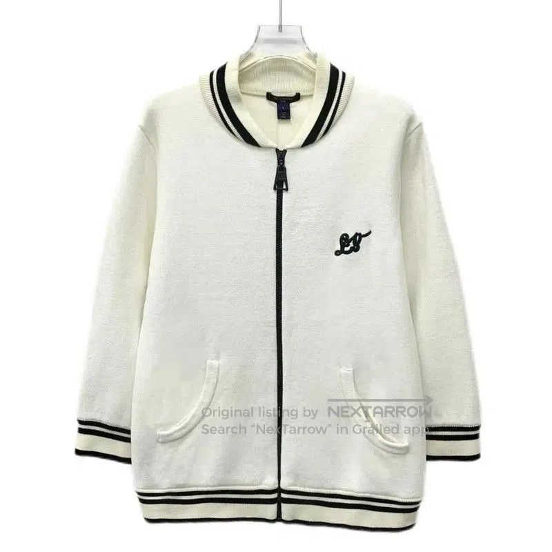 Louis Vuitton Louis Vuitton Cream Women's Jacket . Size M / US 6-8 / IT 42-44 - 1 Thumbnail
