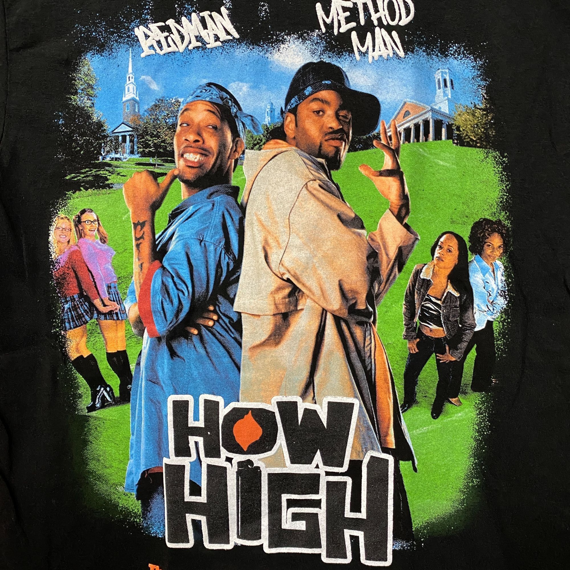 Rap Tees Reason Clothing "How High" Movie Poster T-Shirt Medium Size US M / EU 48-50 / 2 - 2 Thumbnail