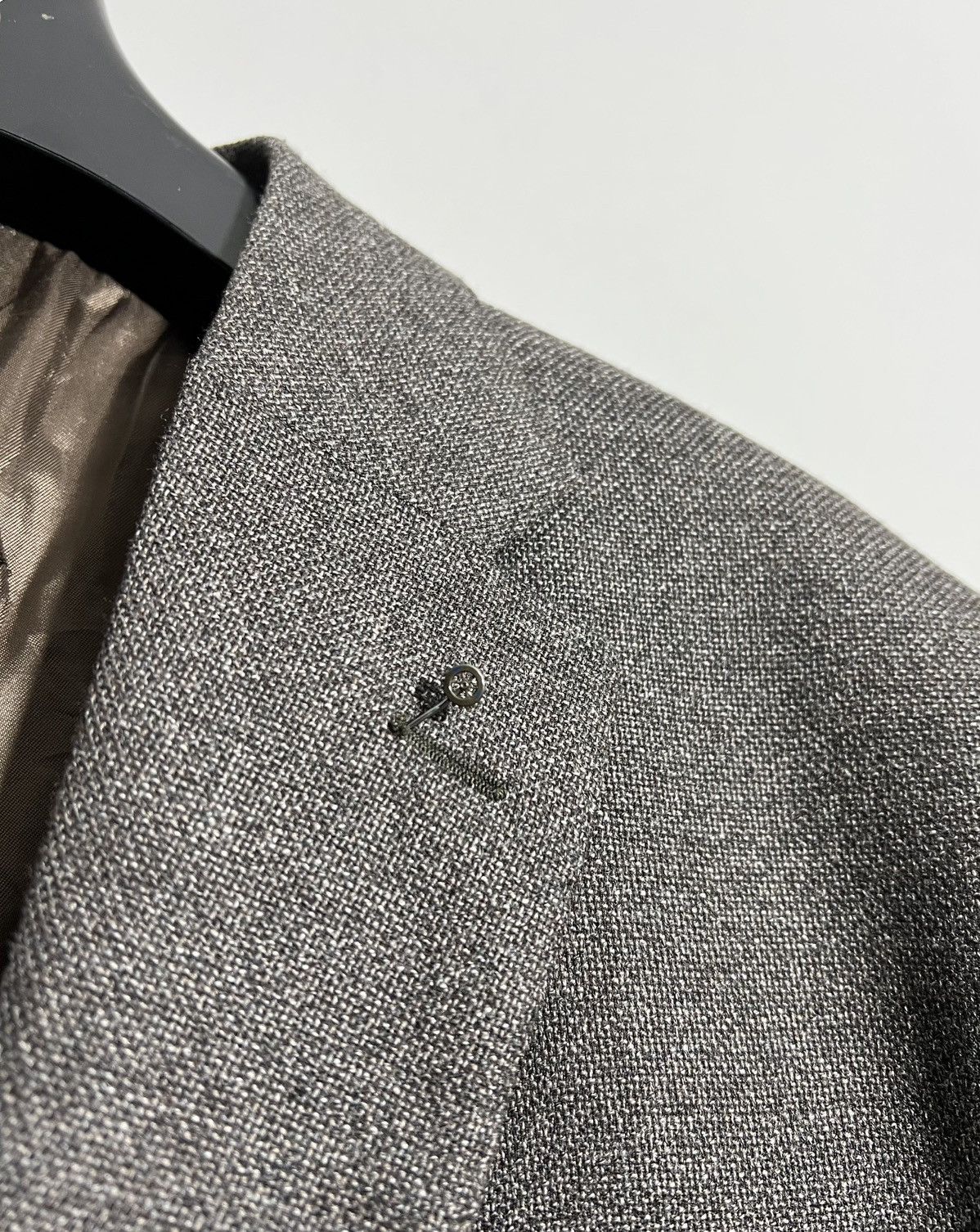 Boggi Boggi Milano Brown Gray Blazer Two Button Classic Jacket Size US XL / EU 56 / 4 - 8 Thumbnail