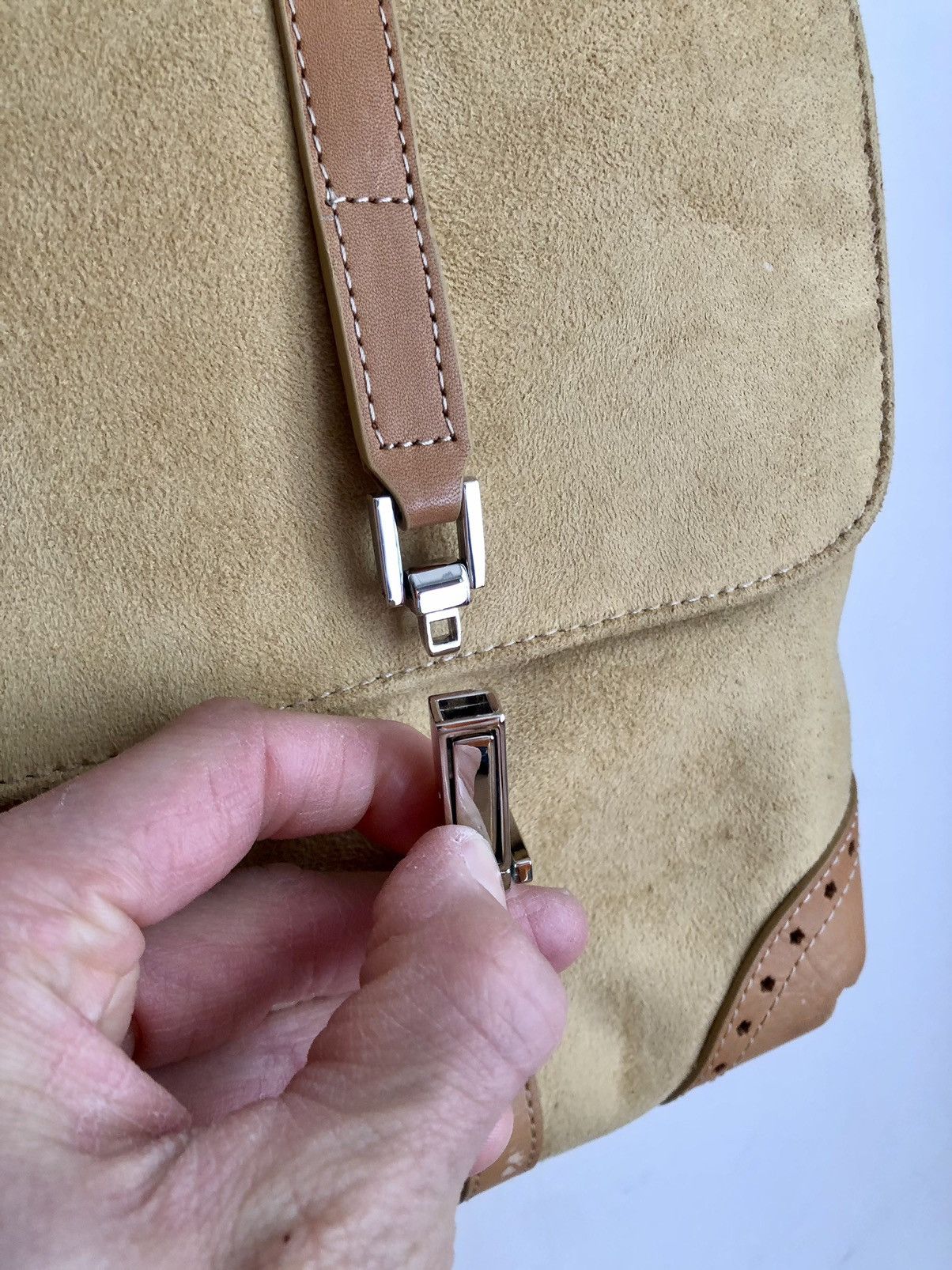 Hiroko Koshino Homme Hiroko Koshino Femme Vintage Suede Shoulder Bag Size ONE SIZE - 13 Thumbnail