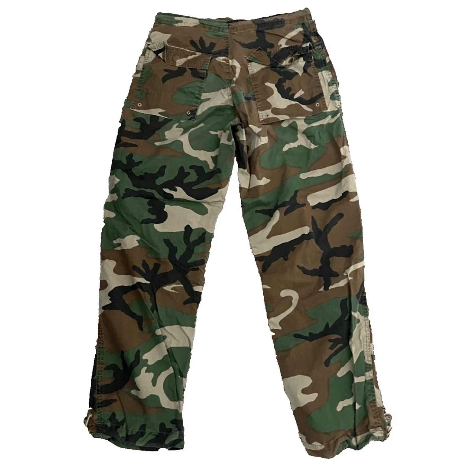 Nike VINTAGE Nike Pants Small Y2K Utility Camo Ankle Adjustable Cargo Military Mens Size US 29 - 7 Thumbnail