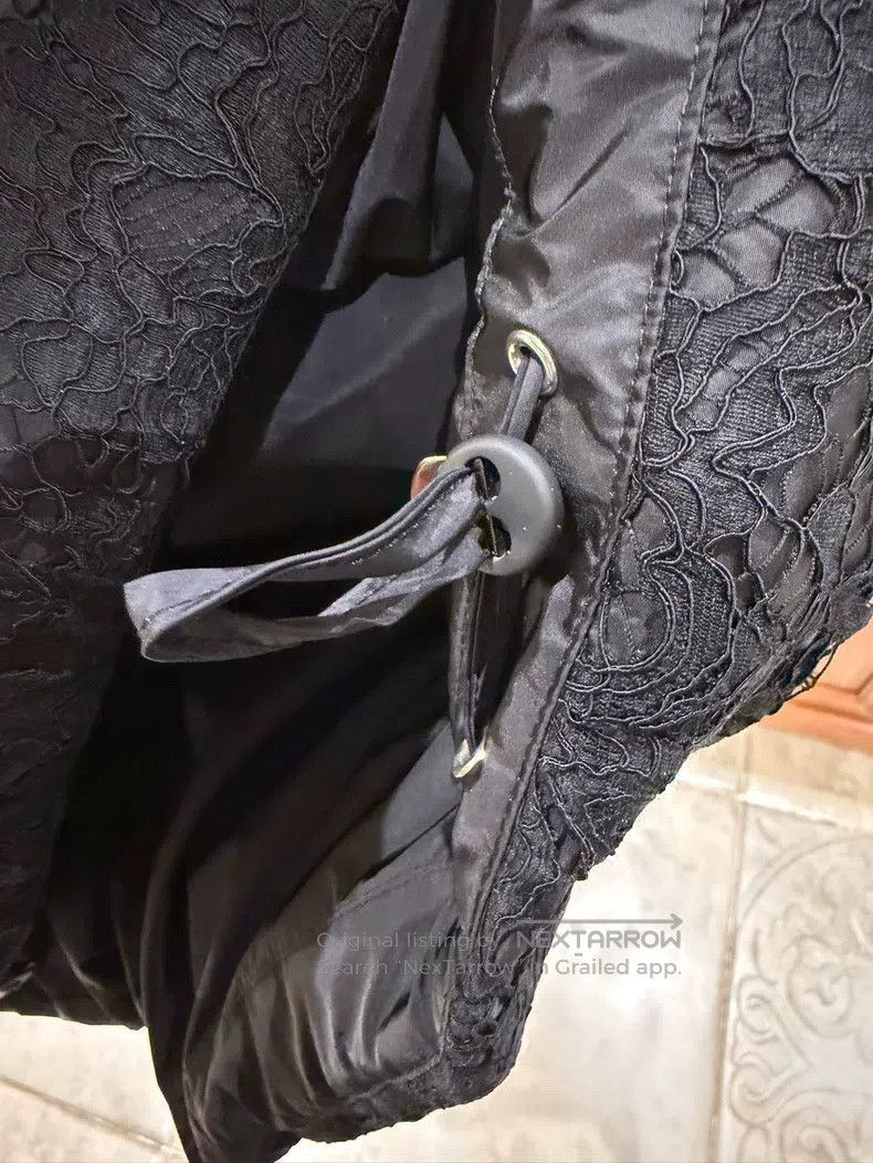 Valentino Valentino Black lace down jacket Size S / US 4 / IT 40 - 5 Thumbnail