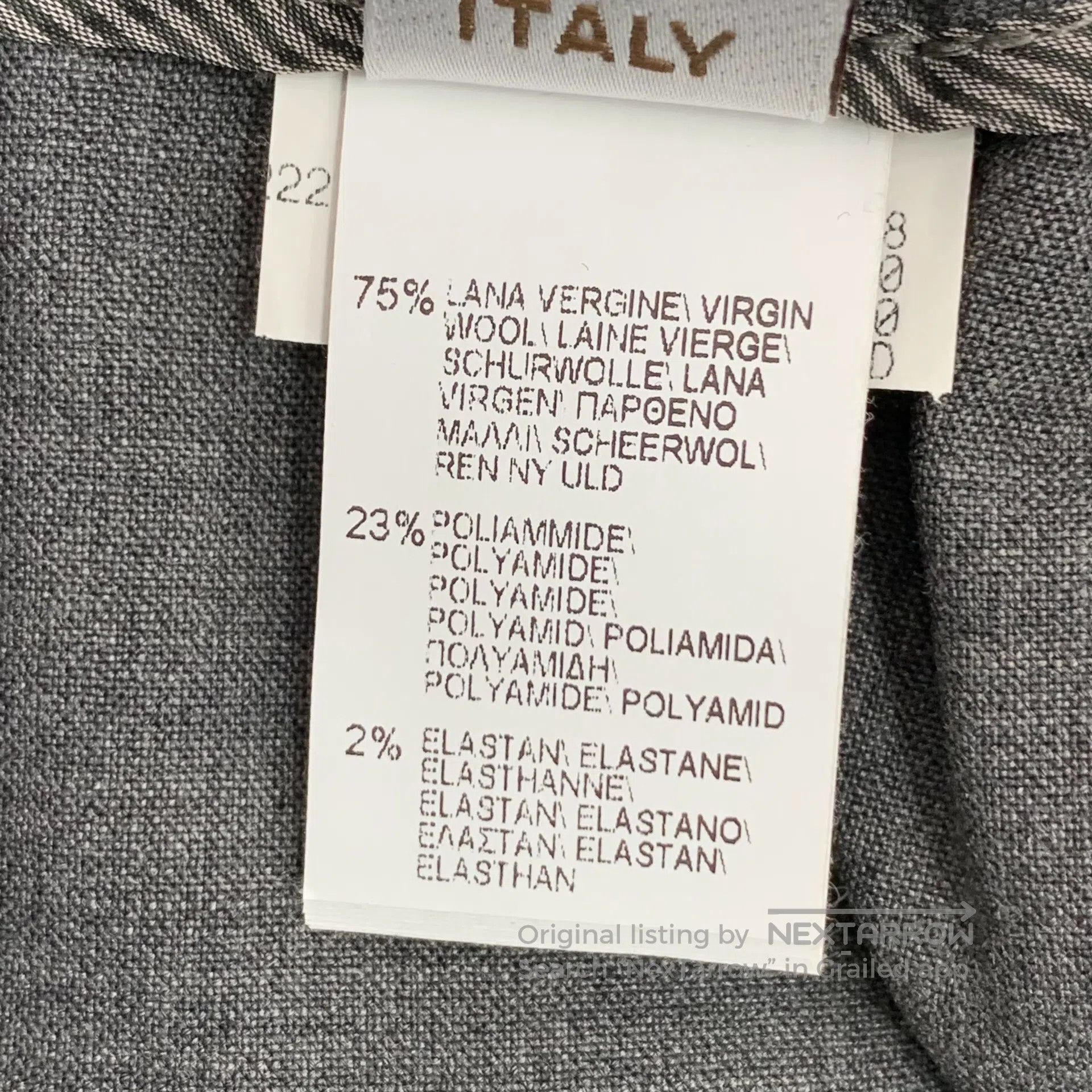 Brunello Cucinelli Brunello Cucinelli size XS Gray belt design wool trousers| Size US 27 - 8 Thumbnail