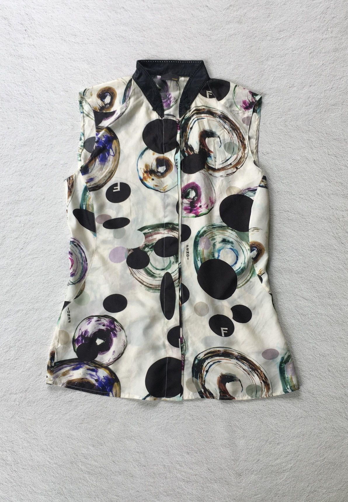 Fendi Fendi Sleeveless Blouse Size M / US 6-8 / IT 42-44 - 1 Thumbnail