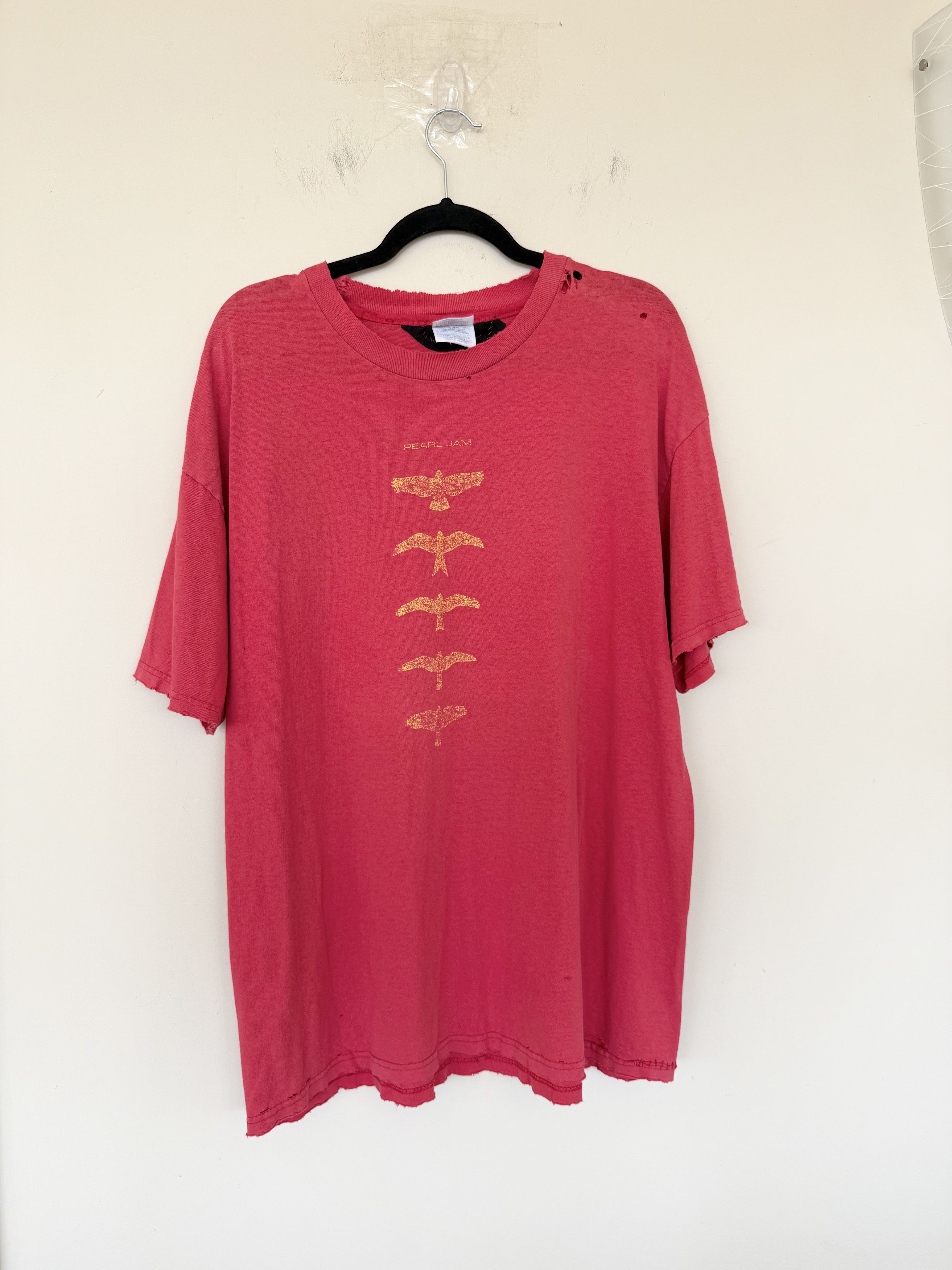 Vintage Pearl Jam Yield Tour 90's Tee Size US XL / EU 56 / 4 - 1 Thumbnail