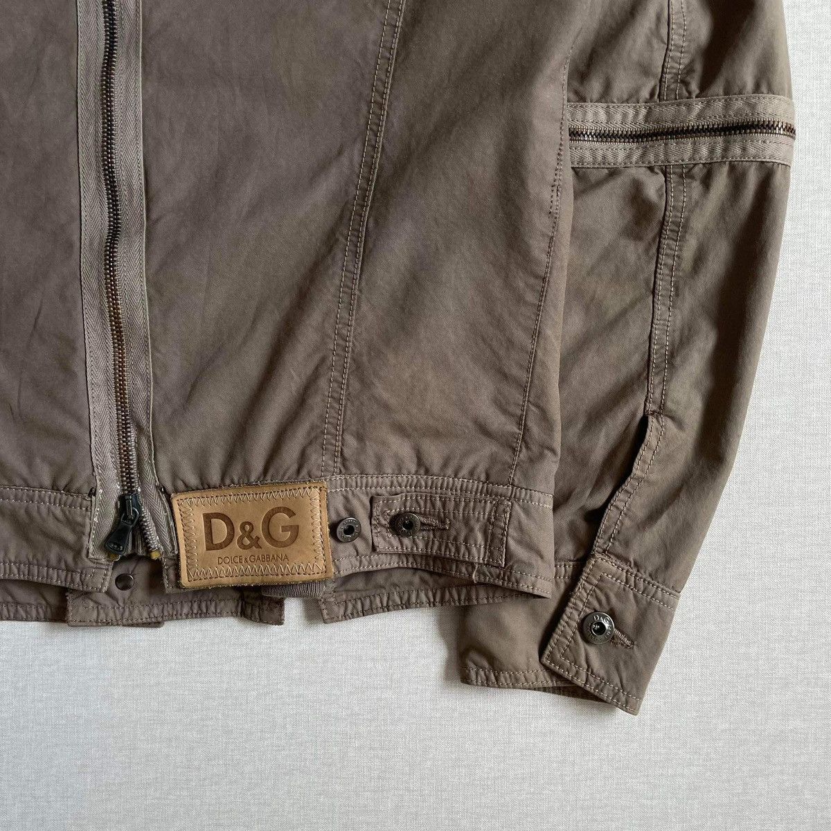 A/W 2003 Dolce Gabbana Multi Zip Trucker Jacket