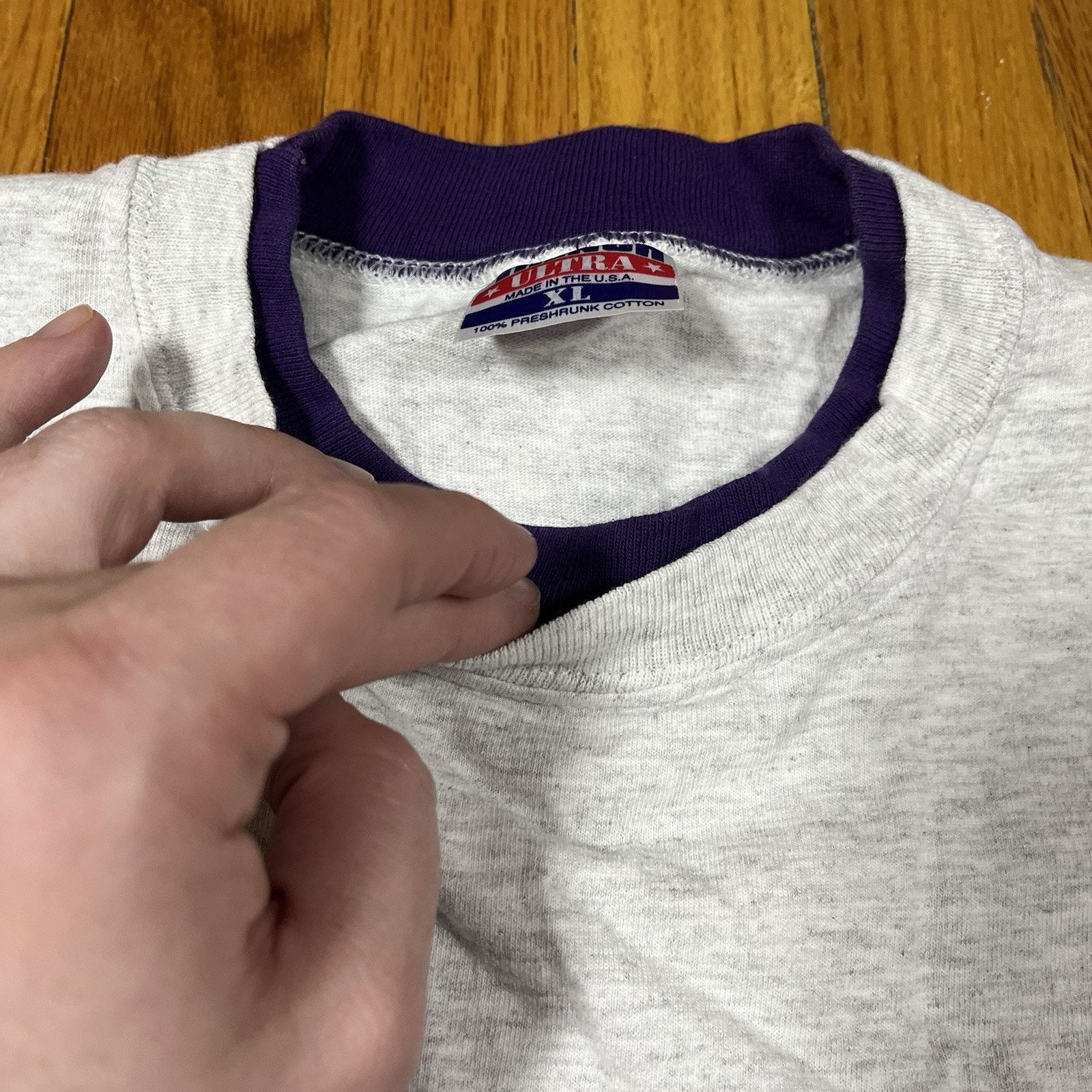 Vintage VTG 90s Phoenix Suns Mock Double Layer XL Single Stitch Tee Size US XL / EU 56 / 4 - 4 Thumbnail