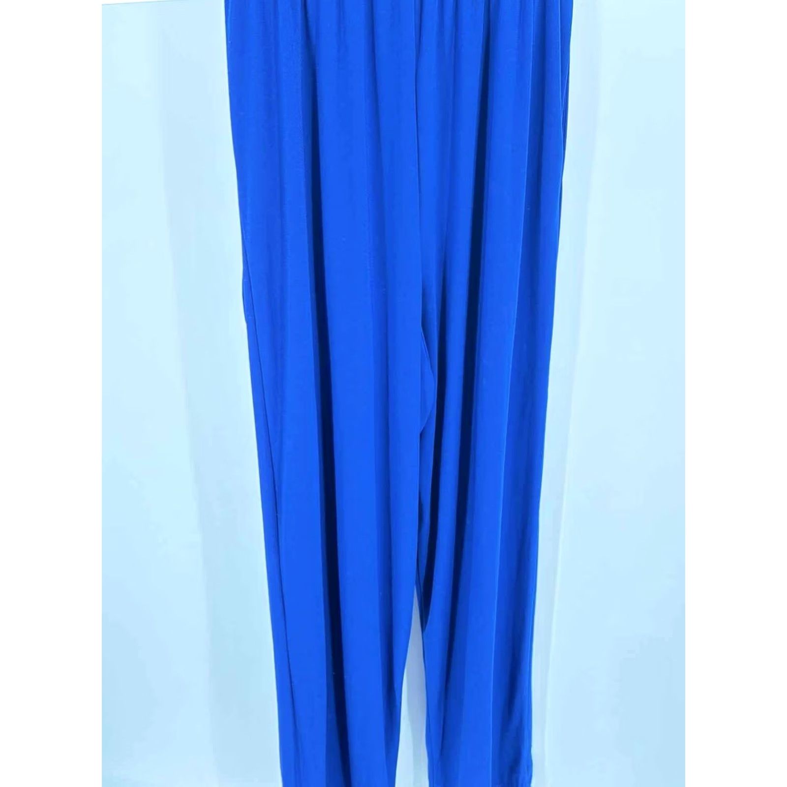 Vintage Emma & Michelle Blue Sleeveless Jumpsuit Medium Size 32" / US 10 / IT 46 - 4 Thumbnail