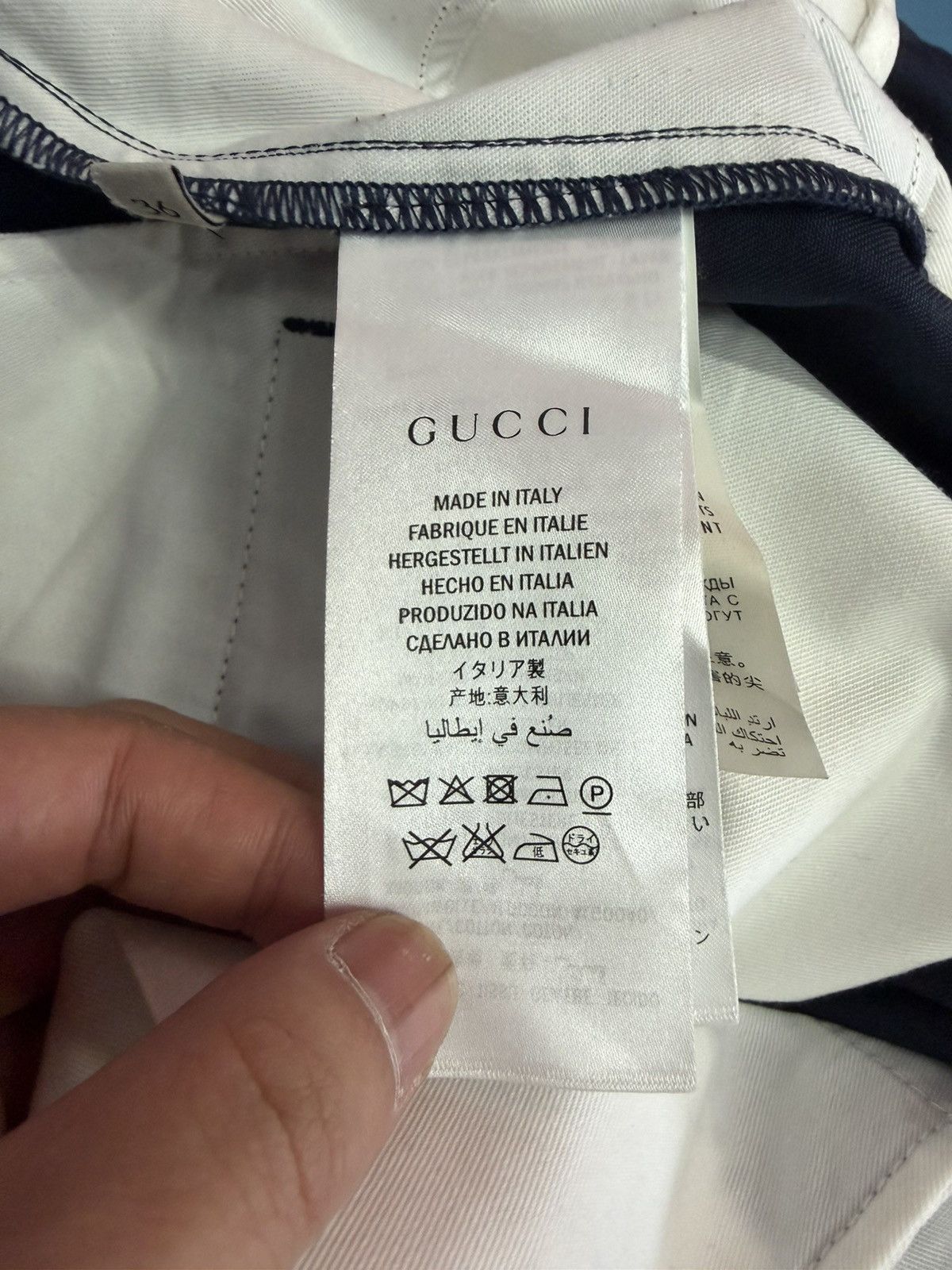 Gucci GUCCI 17” TIGER BLUE SHORTS Size US 36 / EU 52 - 7 Thumbnail