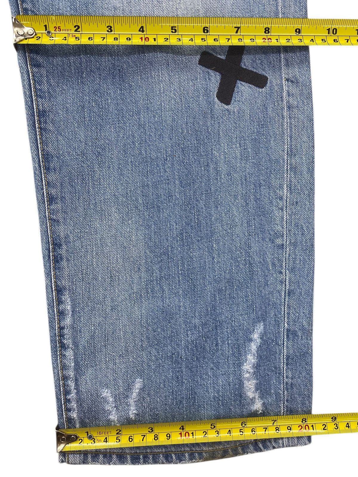 Global Work Global Work with Unique Patches Style Baggy Jeans Size US 34 / EU 50 - 9 Thumbnail