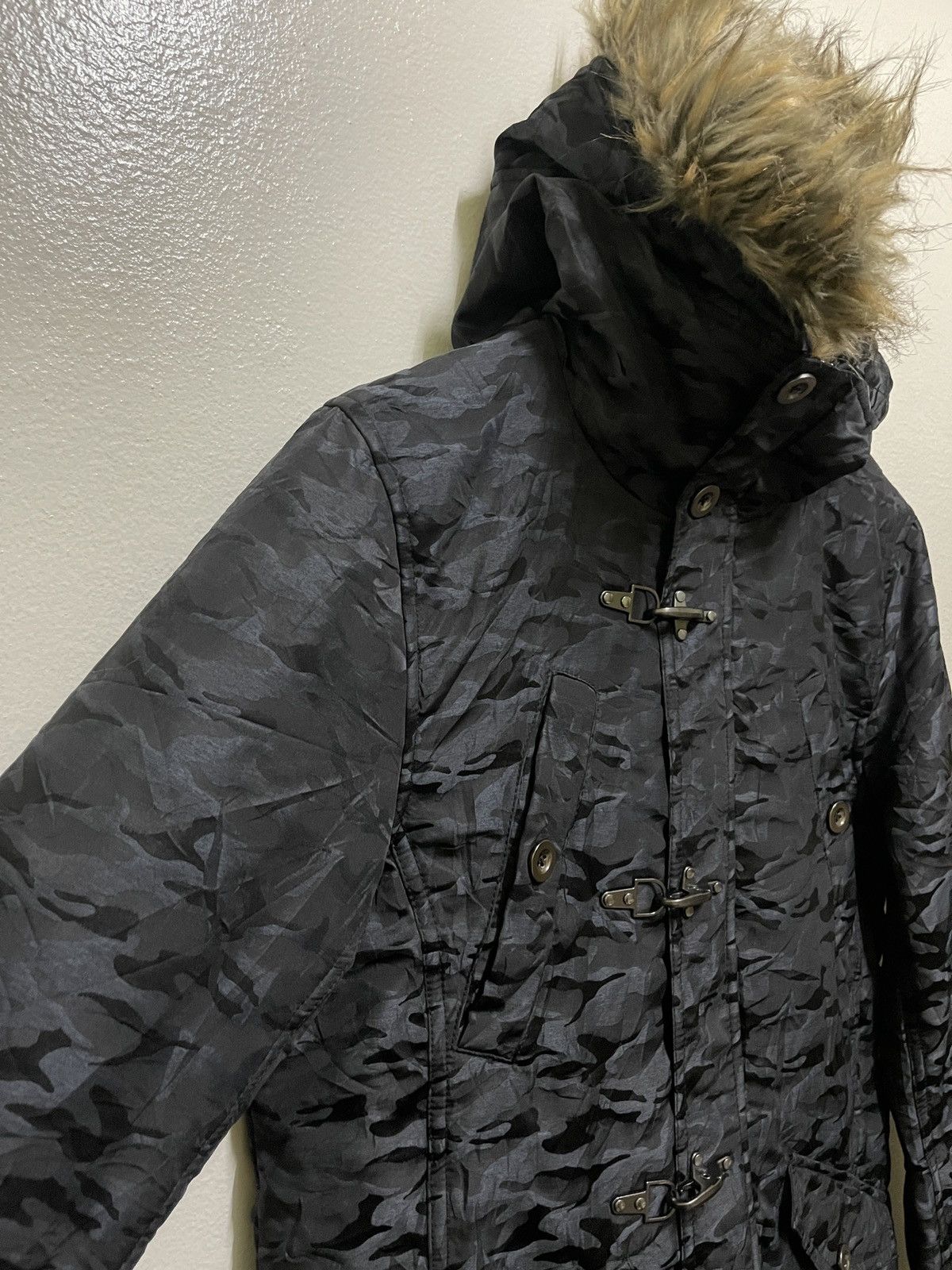 In The Attic In The Attic Long Jacket Camouflage Hoodie Size US L / EU 52-54 / 3 - 2 Thumbnail