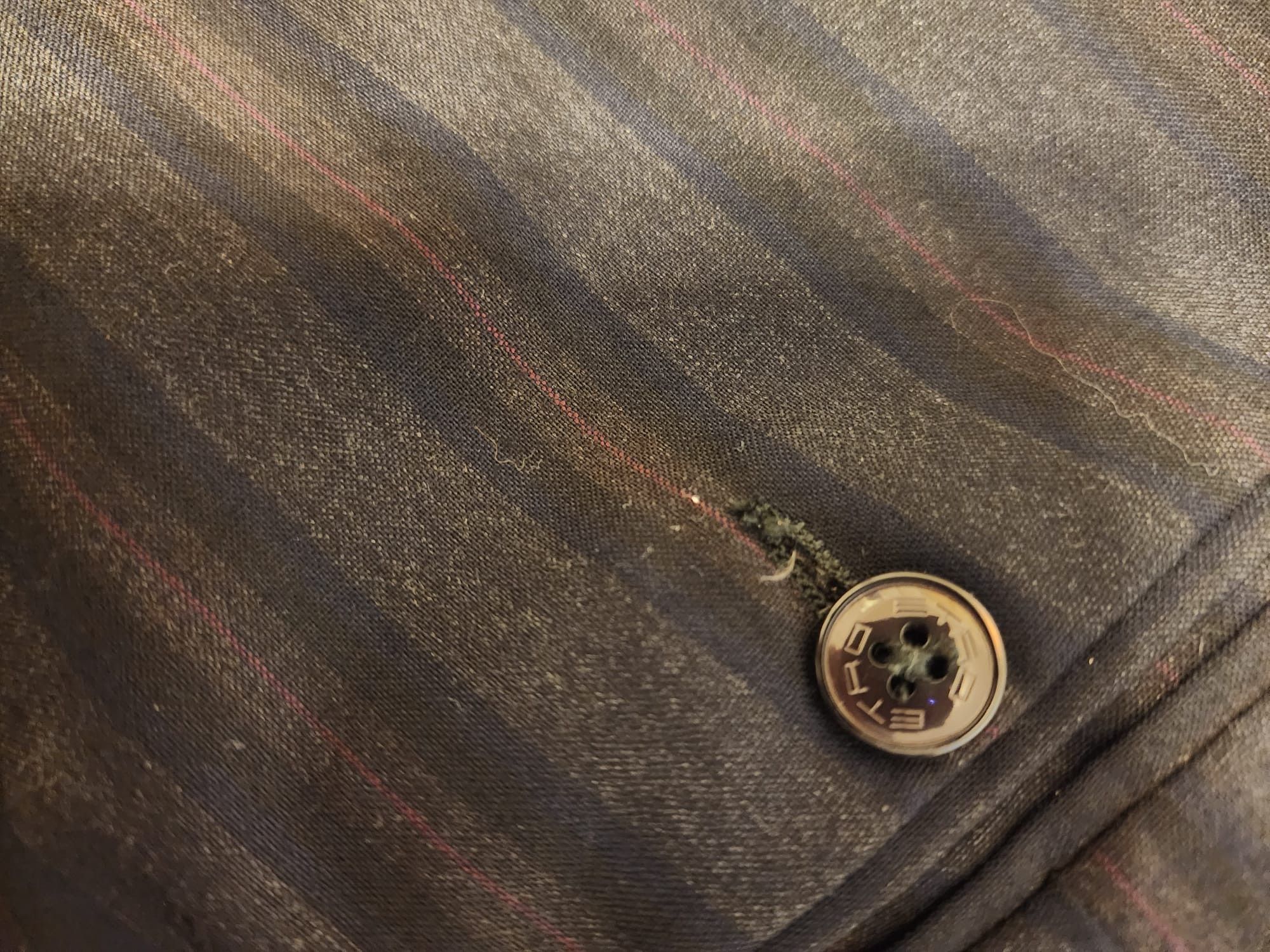 Etro Etro Dark Gray Stripe Suit 38R NWOT Size 38R - 10 Thumbnail