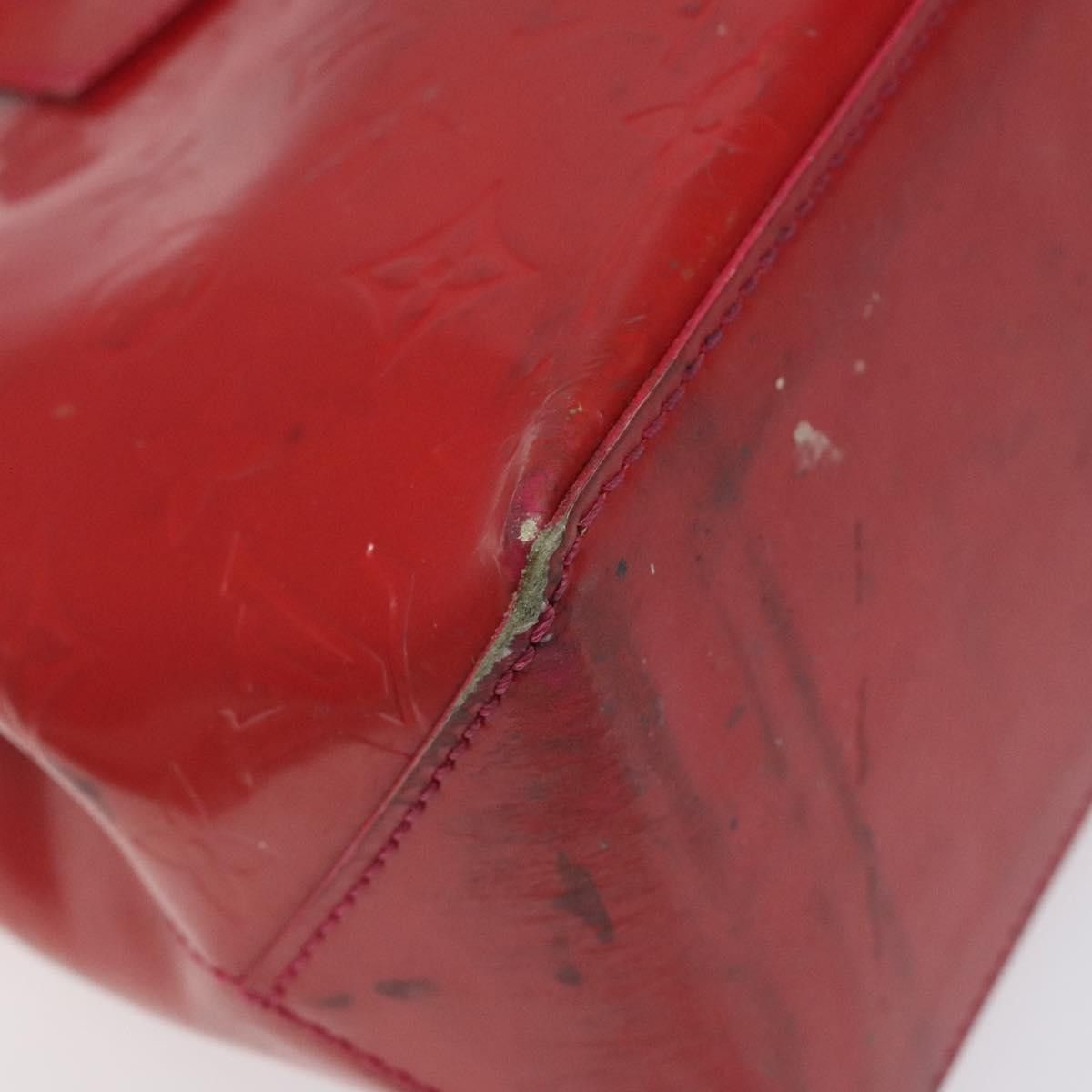 Louis Vuitton LOUIS VUITTON Monogram Vernis Wilshire PM Hand Bag Rose Pop Size ONE SIZE - 16 Thumbnail