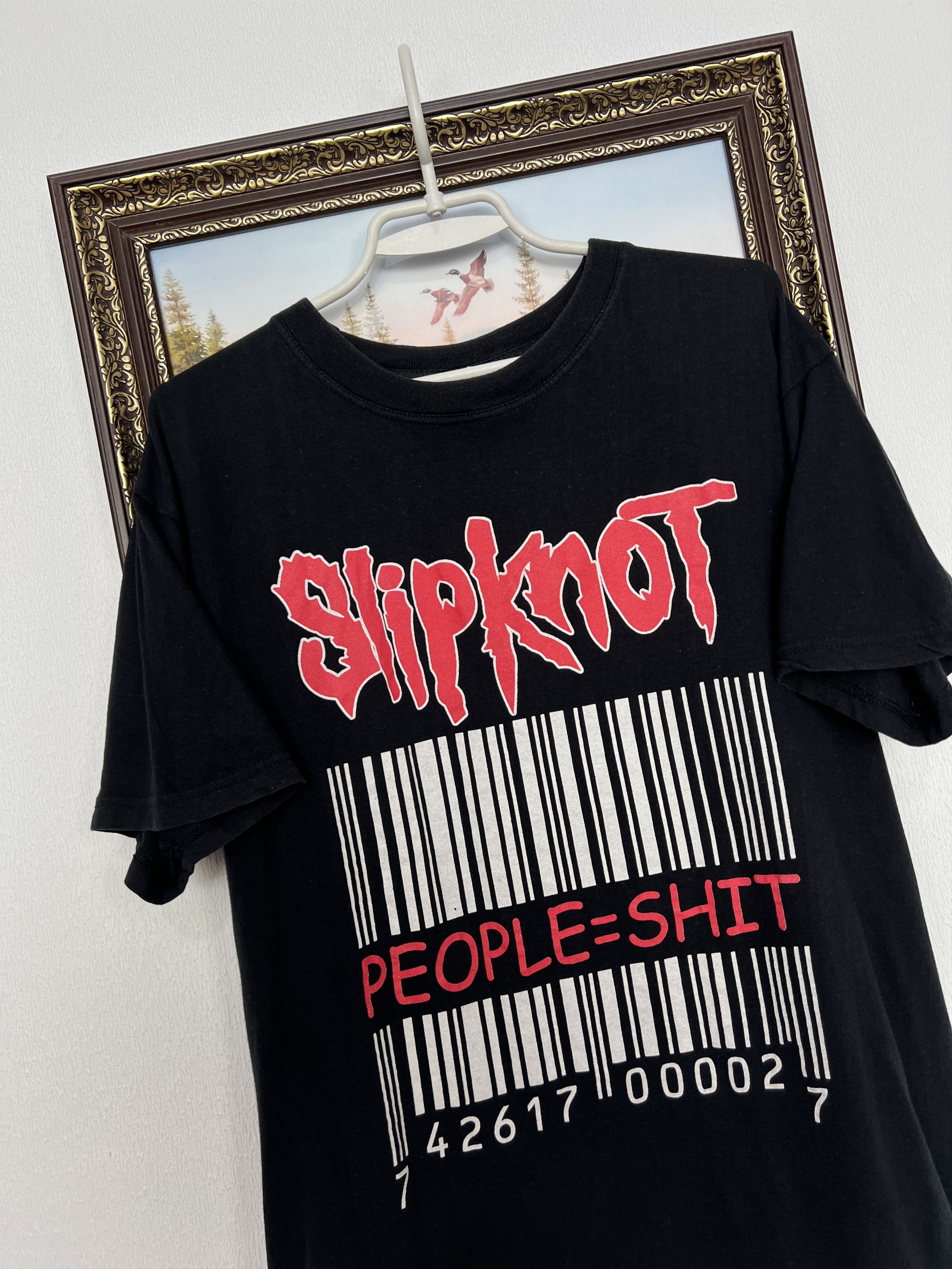 Vintage Vintage Slipknot Band Tee Over Print Shirt People Sht Mens Size US M / EU 48-50 / 2 - 4 Thumbnail