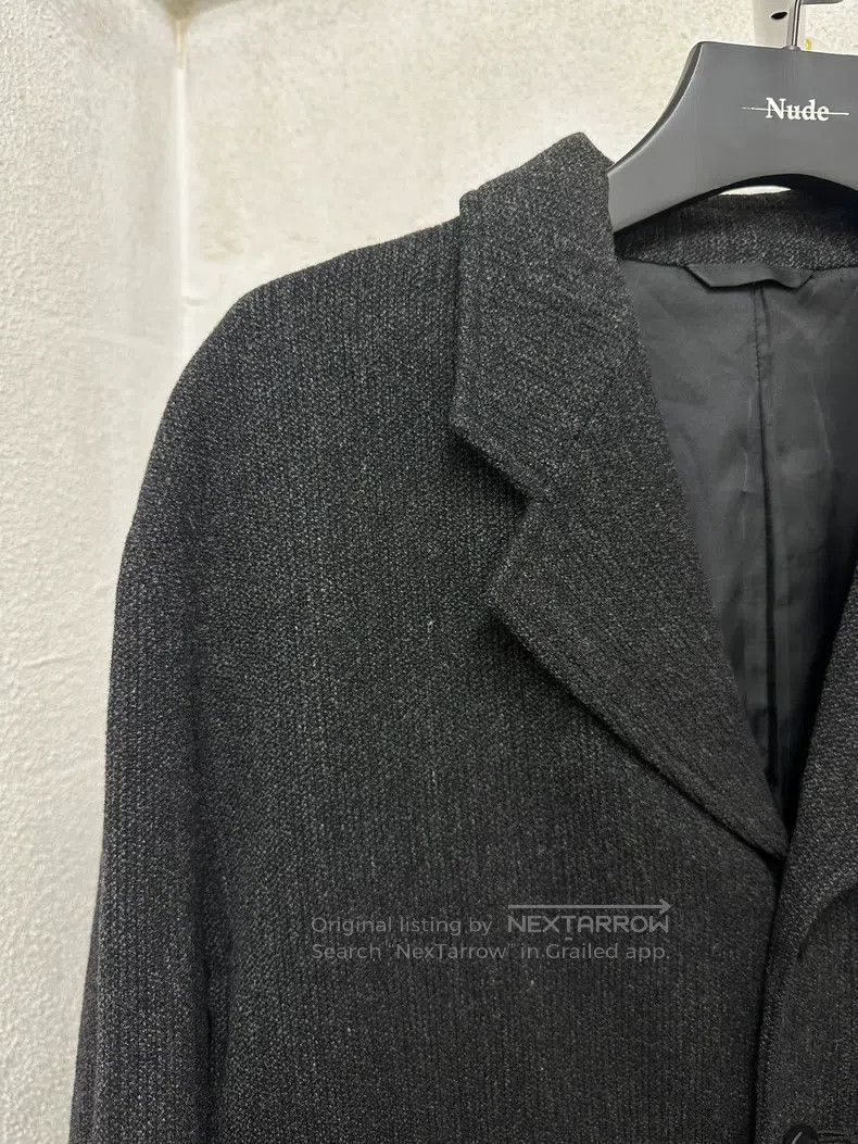 Yohji Yamamoto YOHJI YAMAMOTO Wool Coat Size L / US 10 / IT 46 - 4 Thumbnail