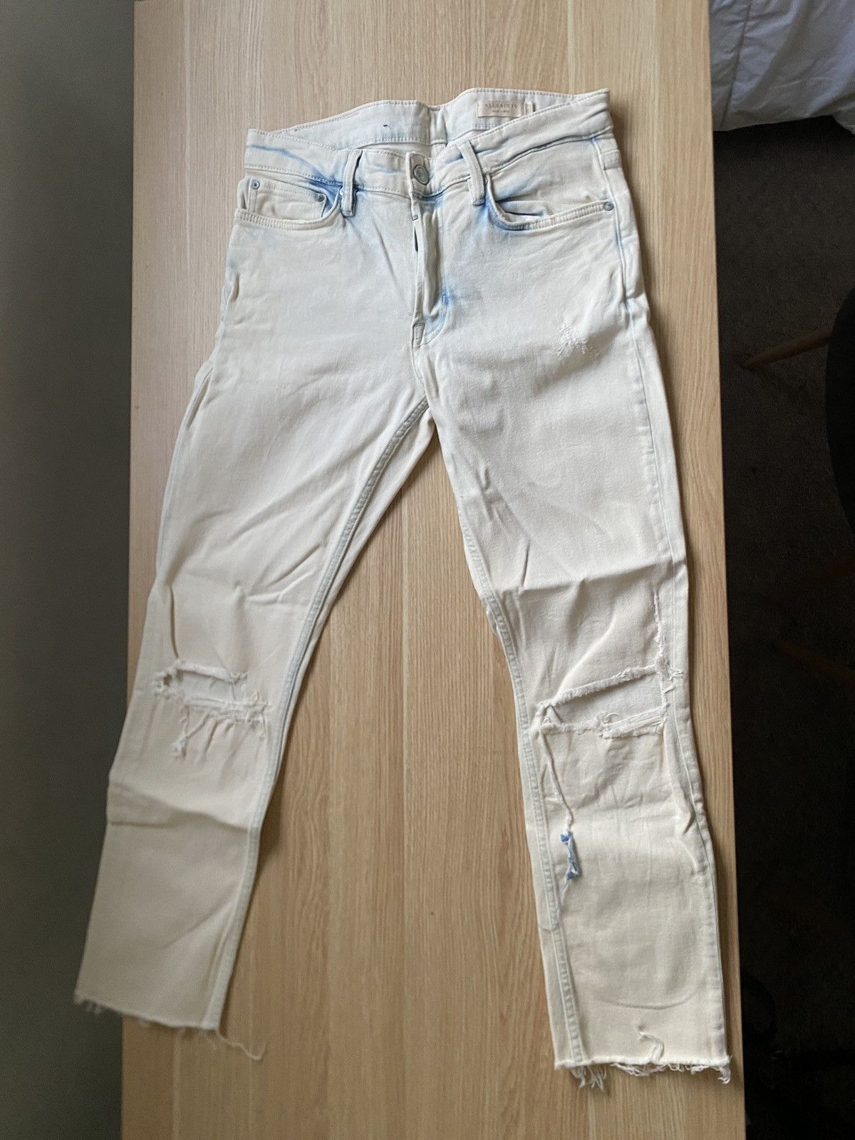 Allsaints Distressed Rex Jeans Size US 30 / EU 46 - 1 Thumbnail