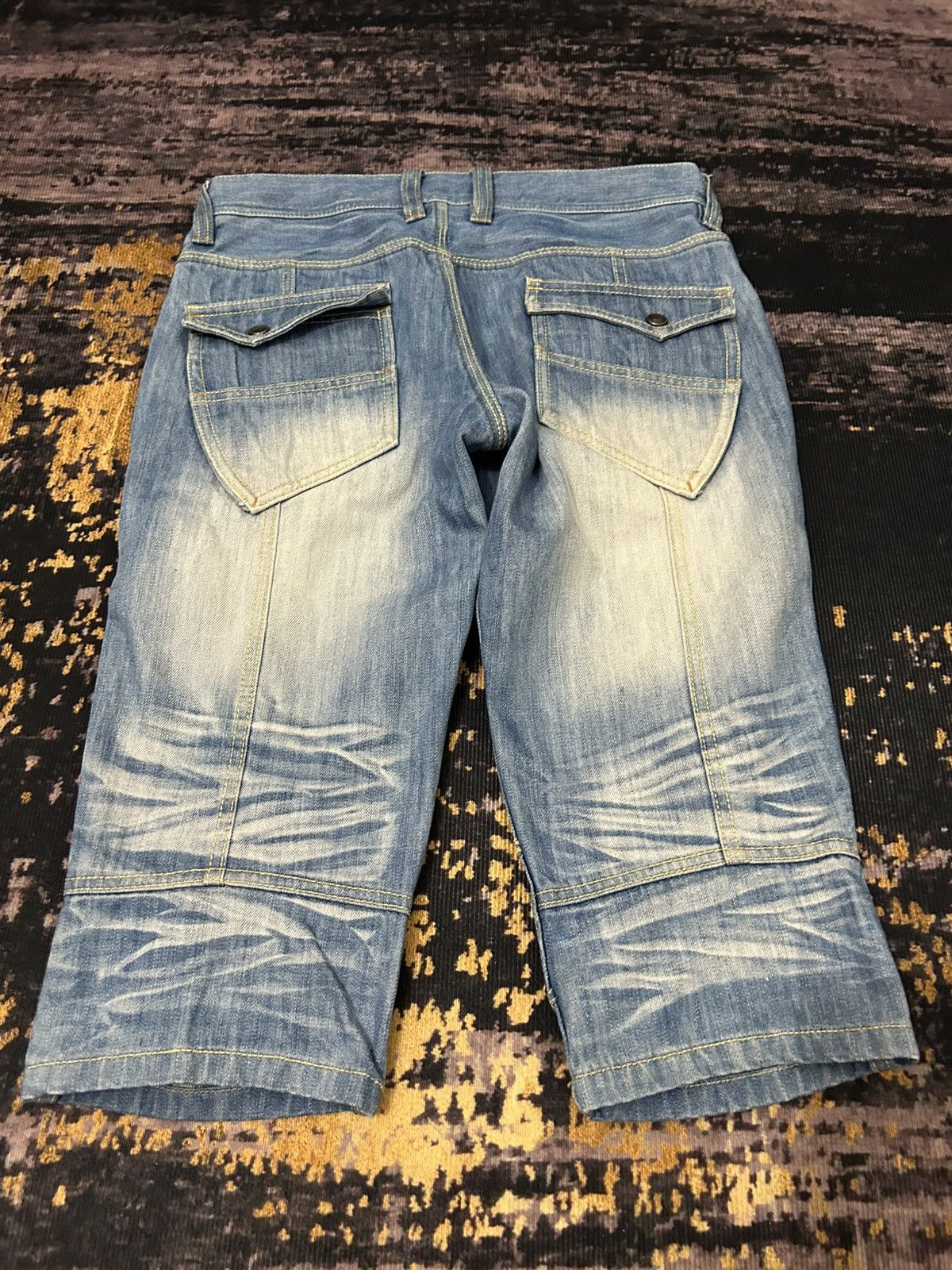 Japanese Brand Hideaways Nicole Multipocket Short Jeans Size US 31 - 4 Thumbnail